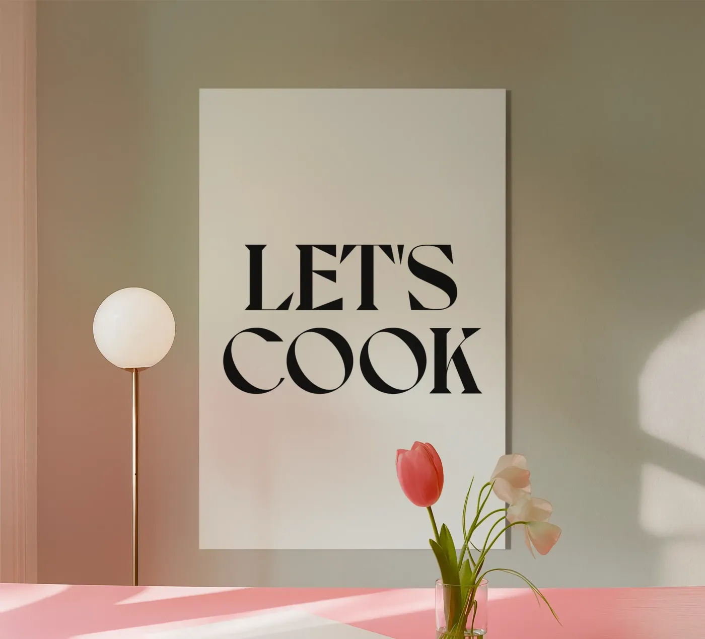 LET'S COOK Acryl-Glas von n.4