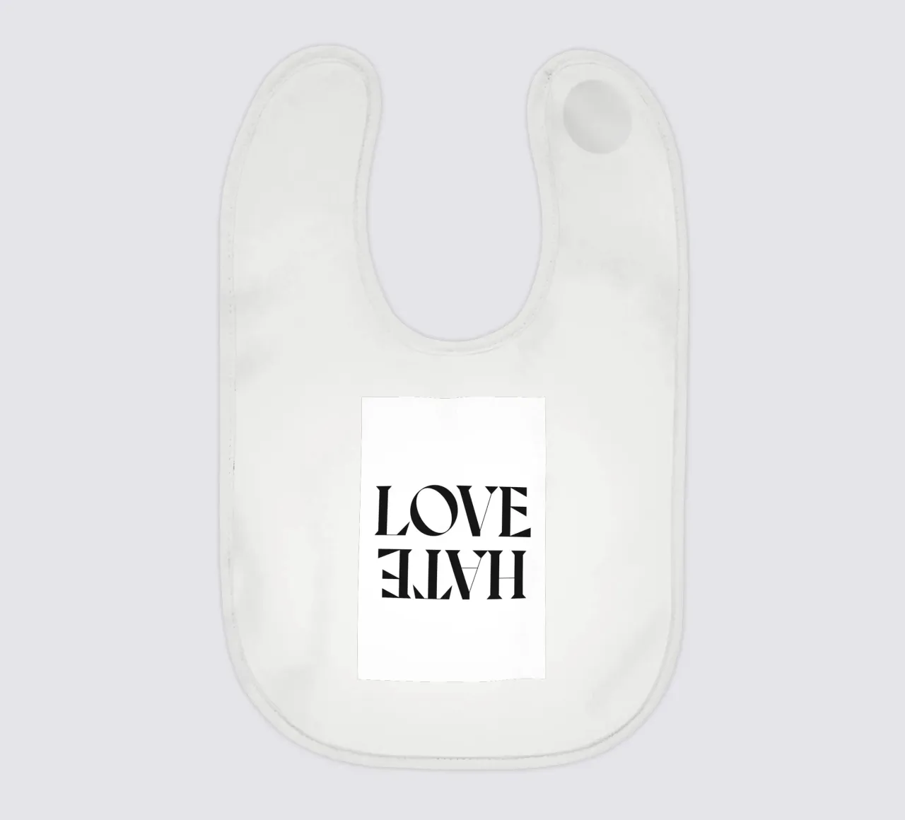 LOVE HATE bavaglino da n.4