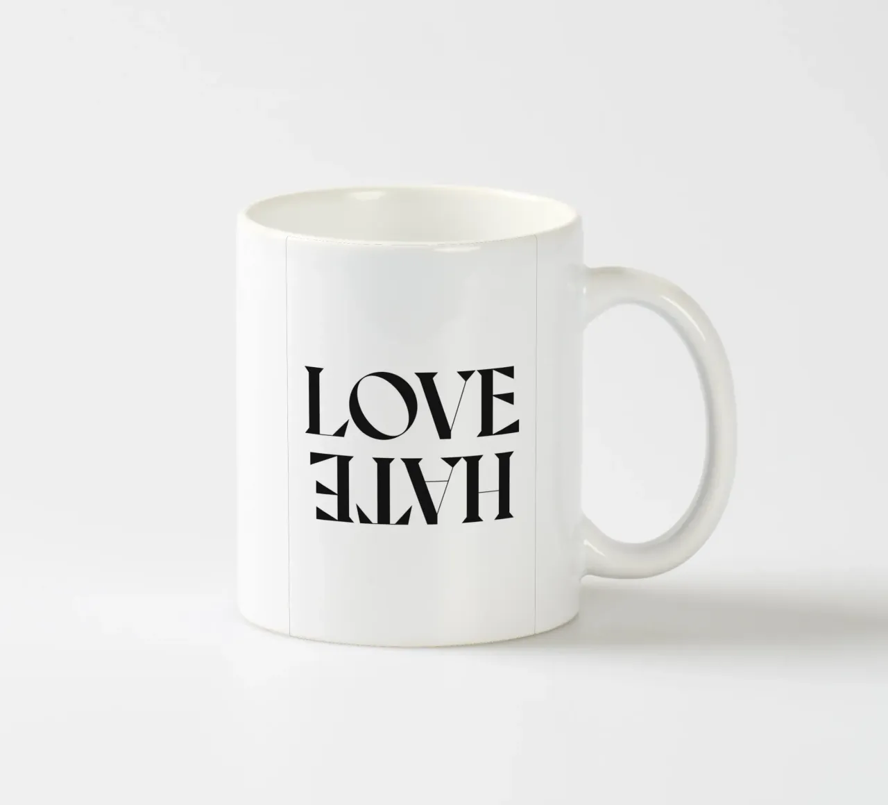AMORE ODIO tazza in ceramica da n.4