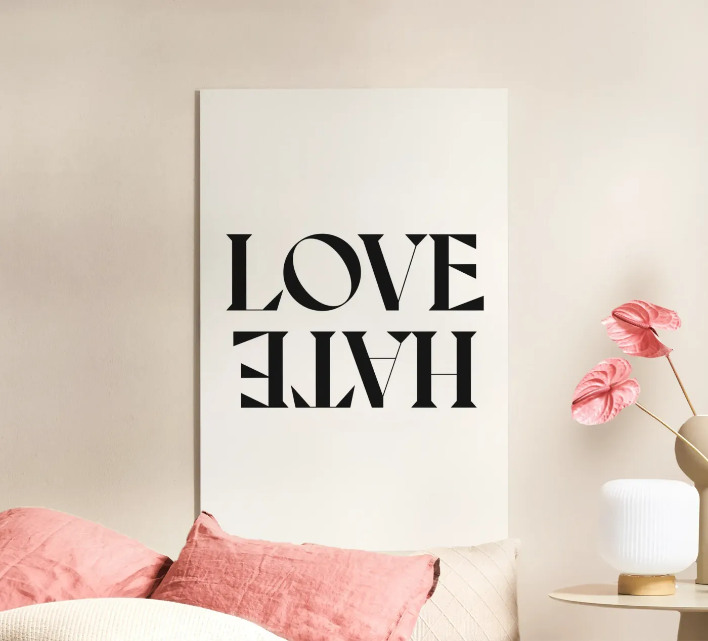 AIMER HAÏR plexiglas de n.4