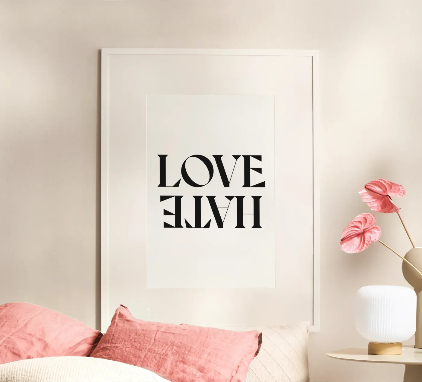LOVE HATE poster by n.4