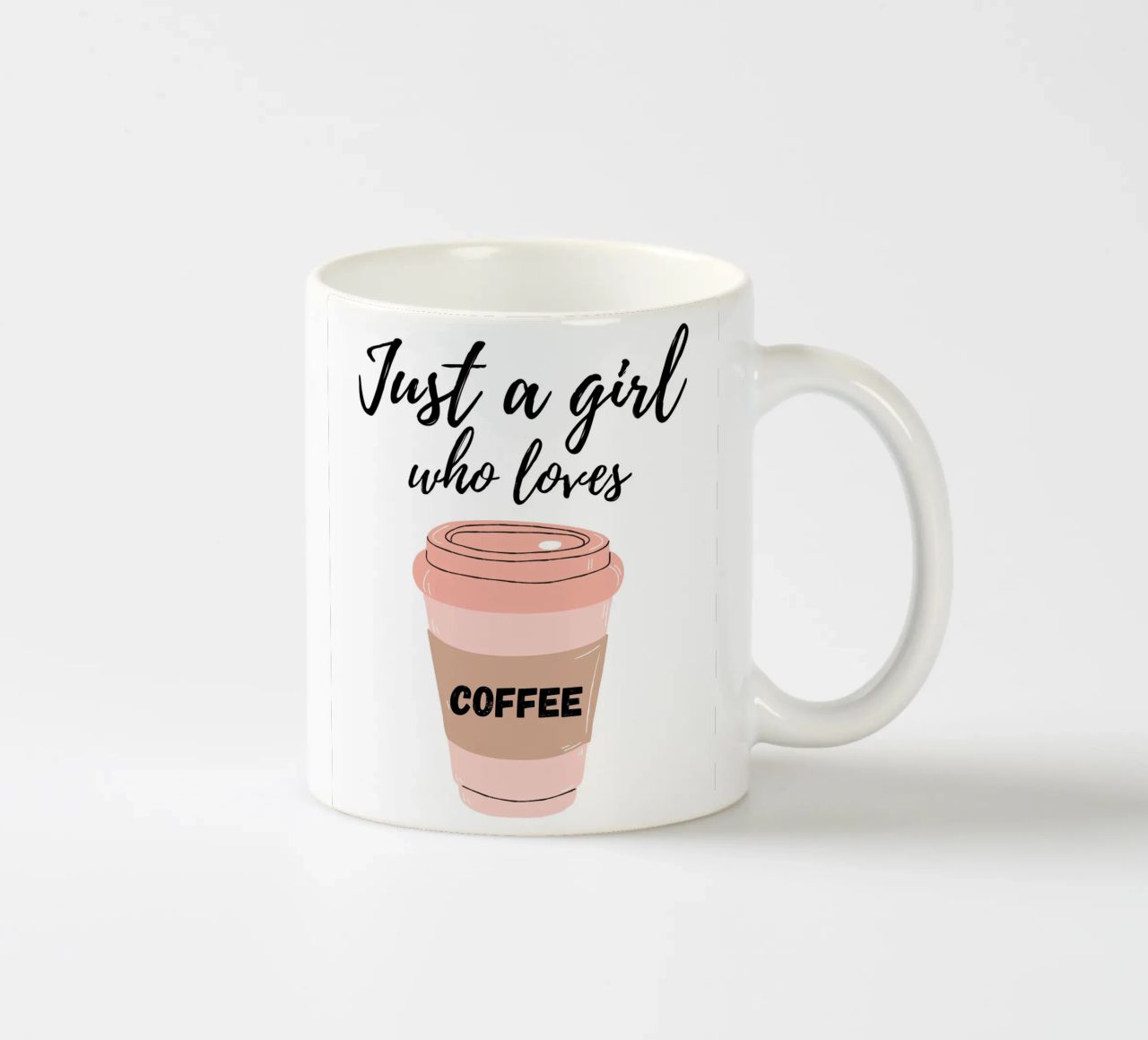 Girl & Coffee tazza in ceramica da Dreamer10