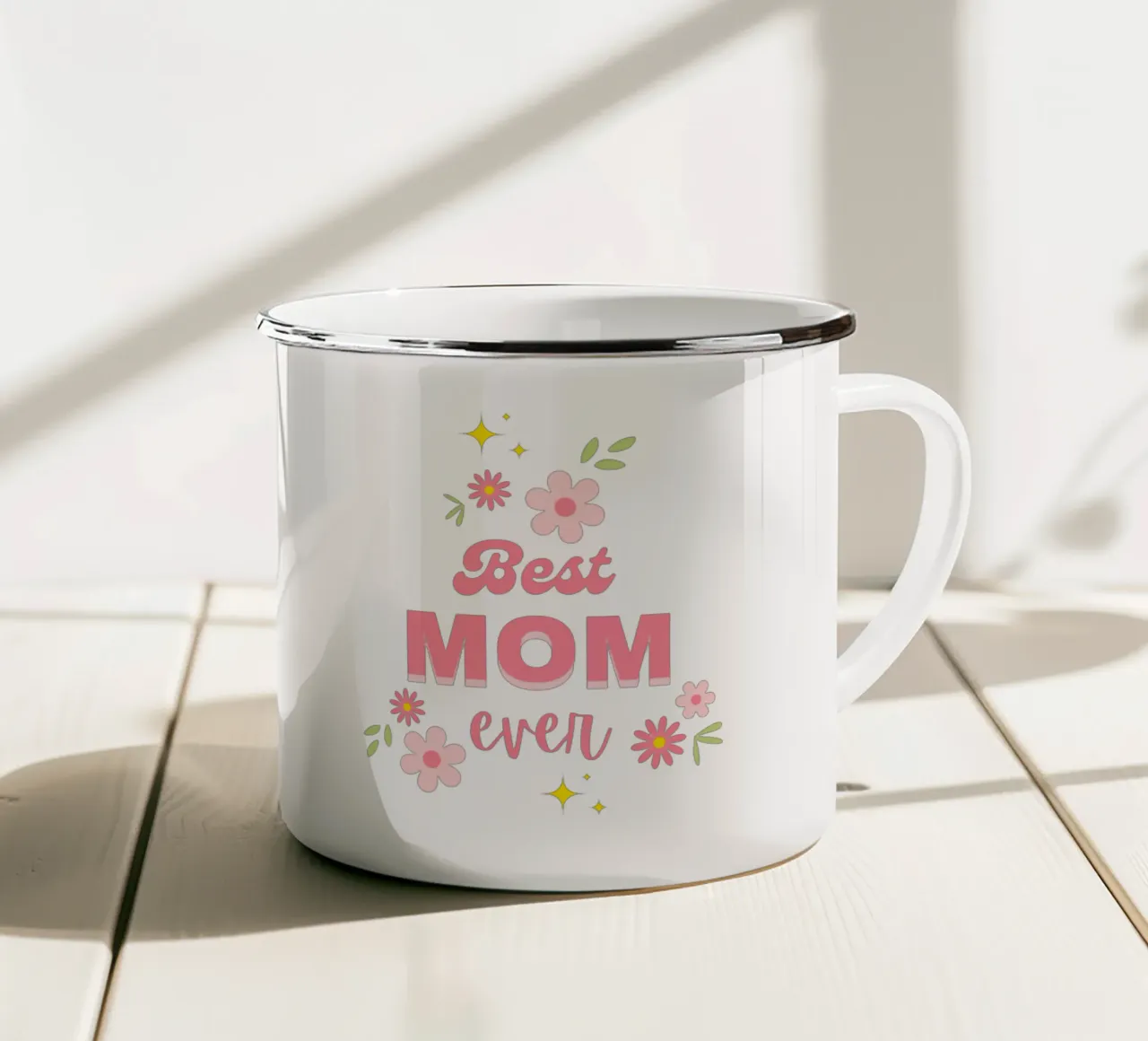Best Mom Ever tazza in smalto da Dreamer10