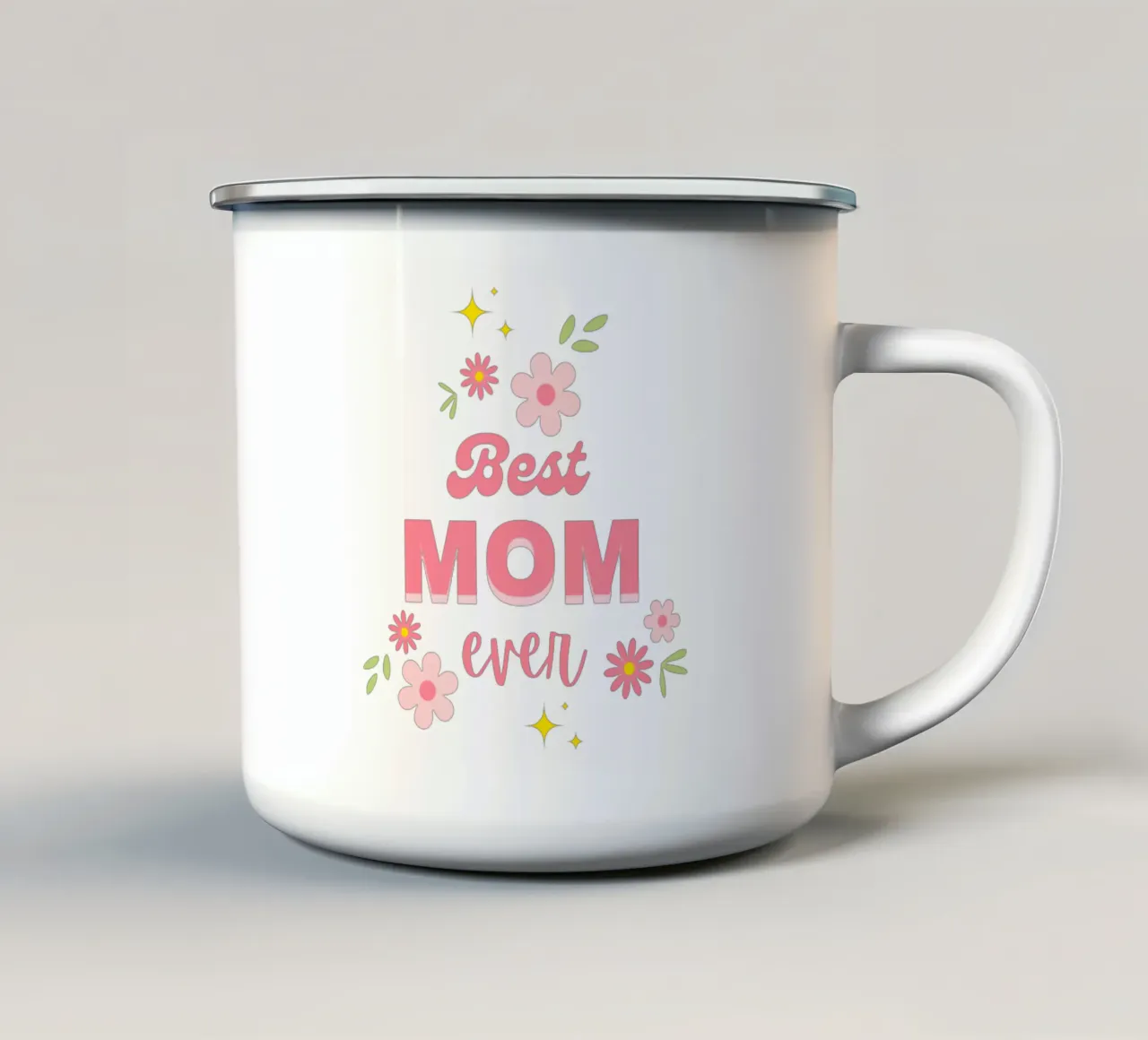 Best Mom Ever tazza in smalto da Dreamer10