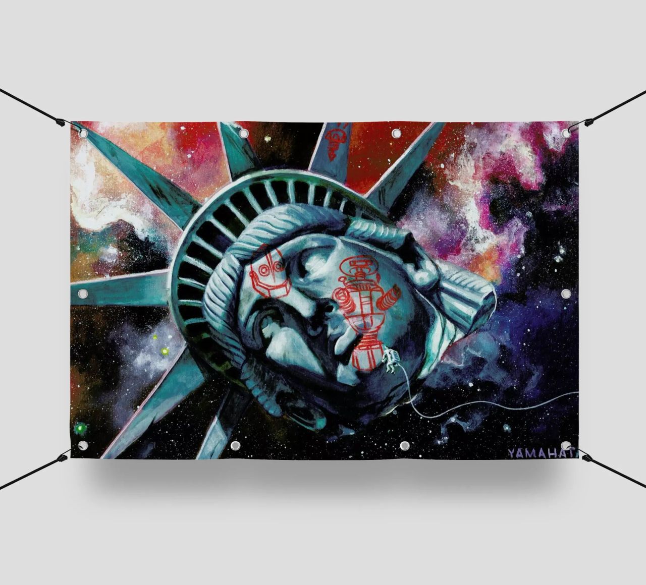 Lost In Space telo in pvc da Jared Yamahata