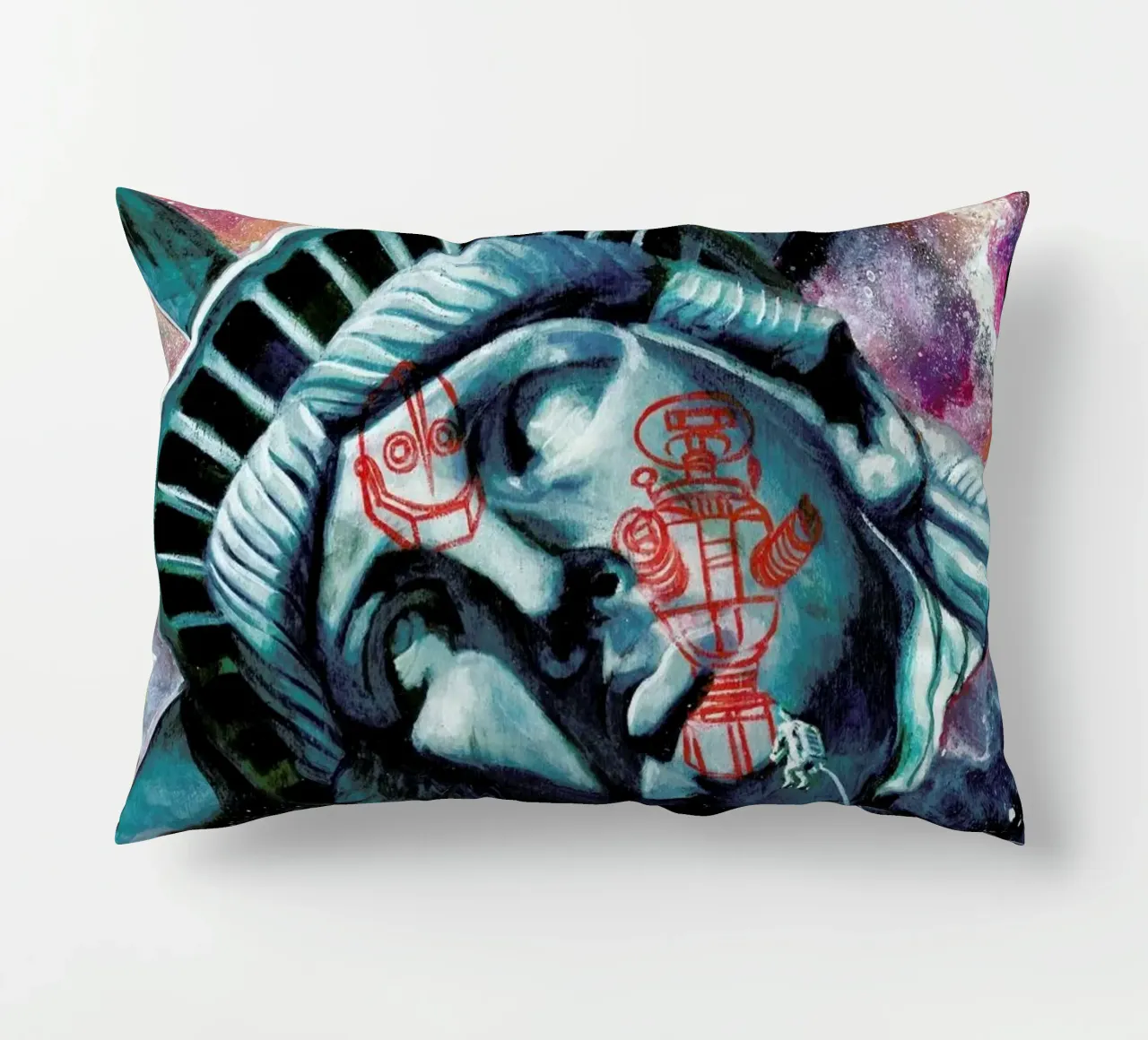 Lost In Space cuscino da Jared Yamahata