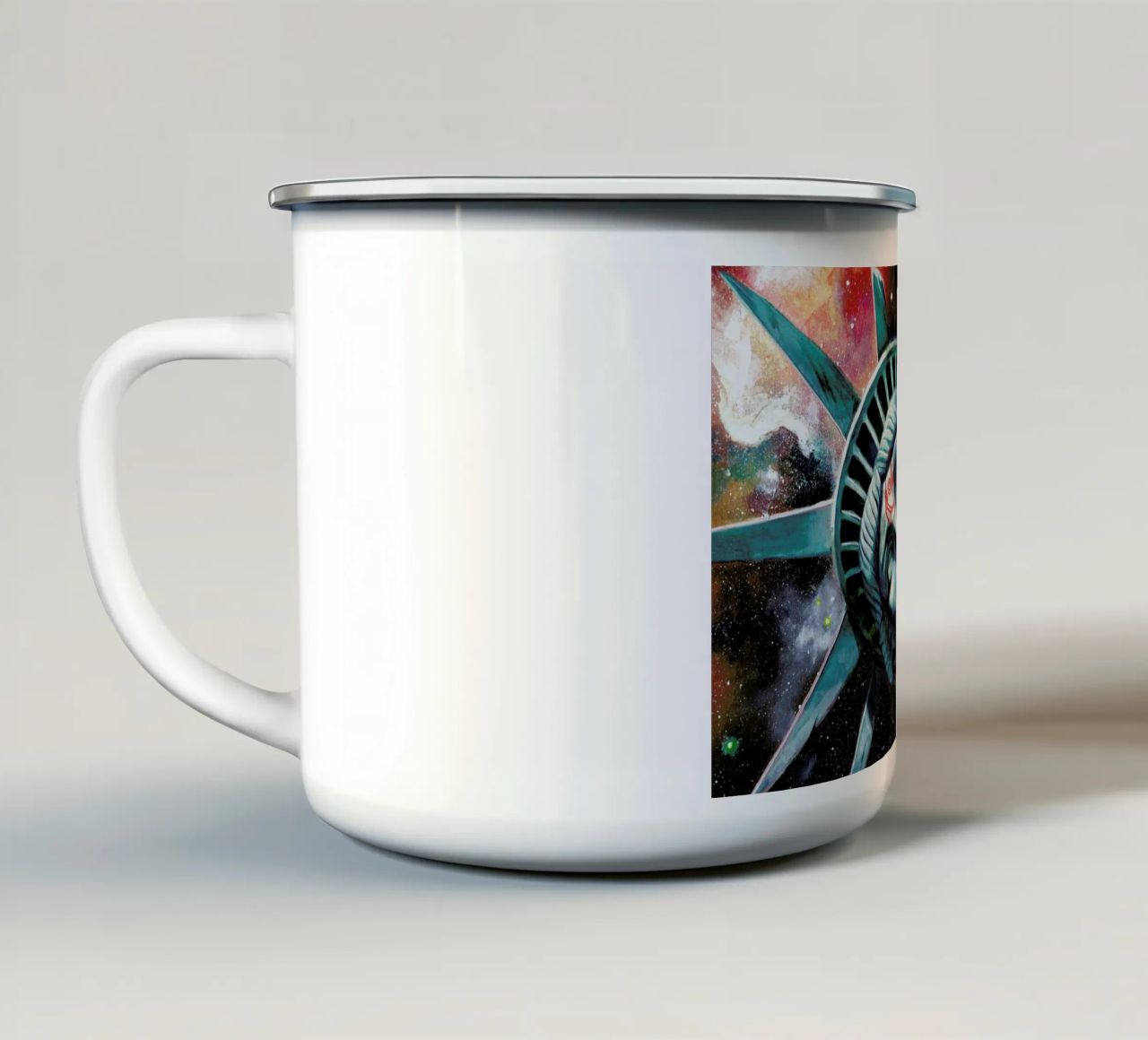 Lost In Space tazza in smalto da Jared Yamahata