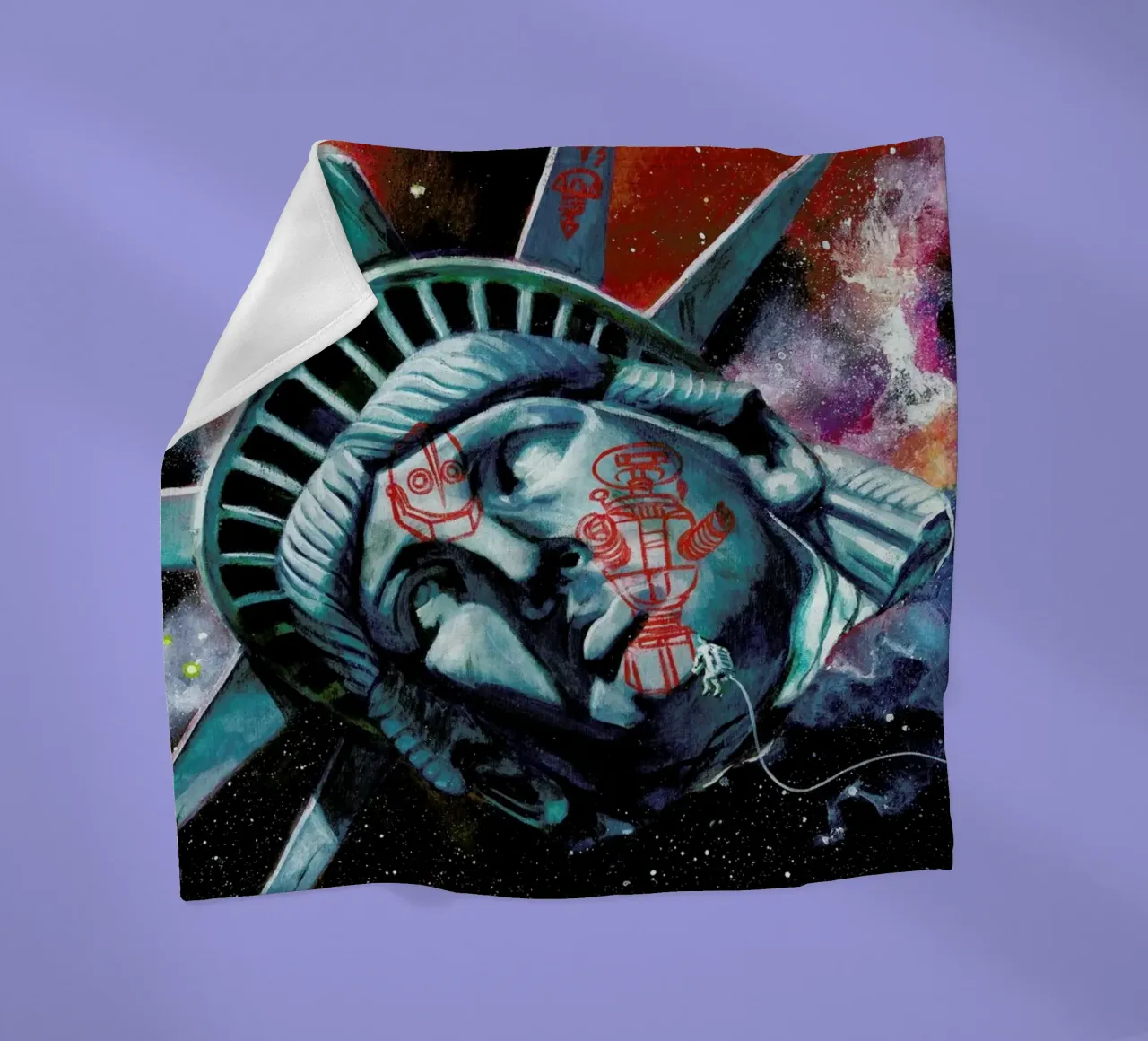 Lost In Space coperta in pile da Jared Yamahata