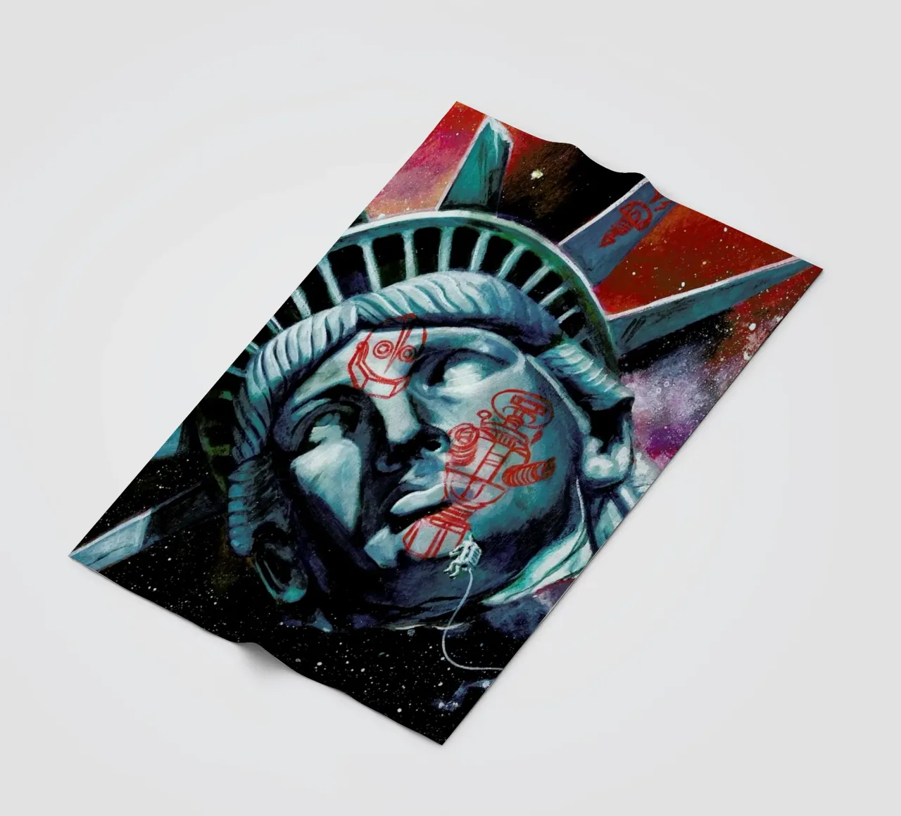Lost In Space coperta in pile da Jared Yamahata