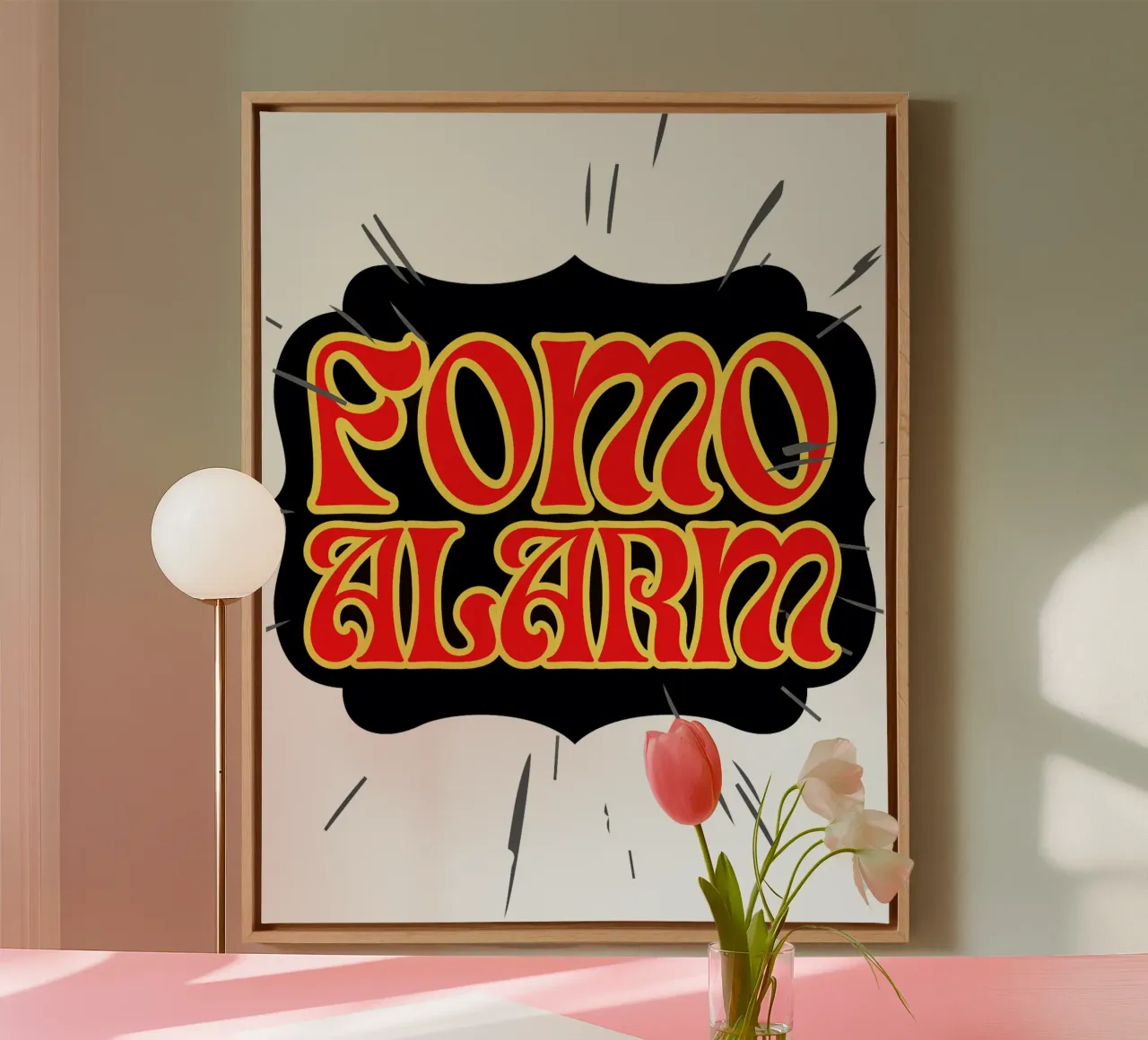 FOMO ALARM #2 canvas van Crypto_Jungle