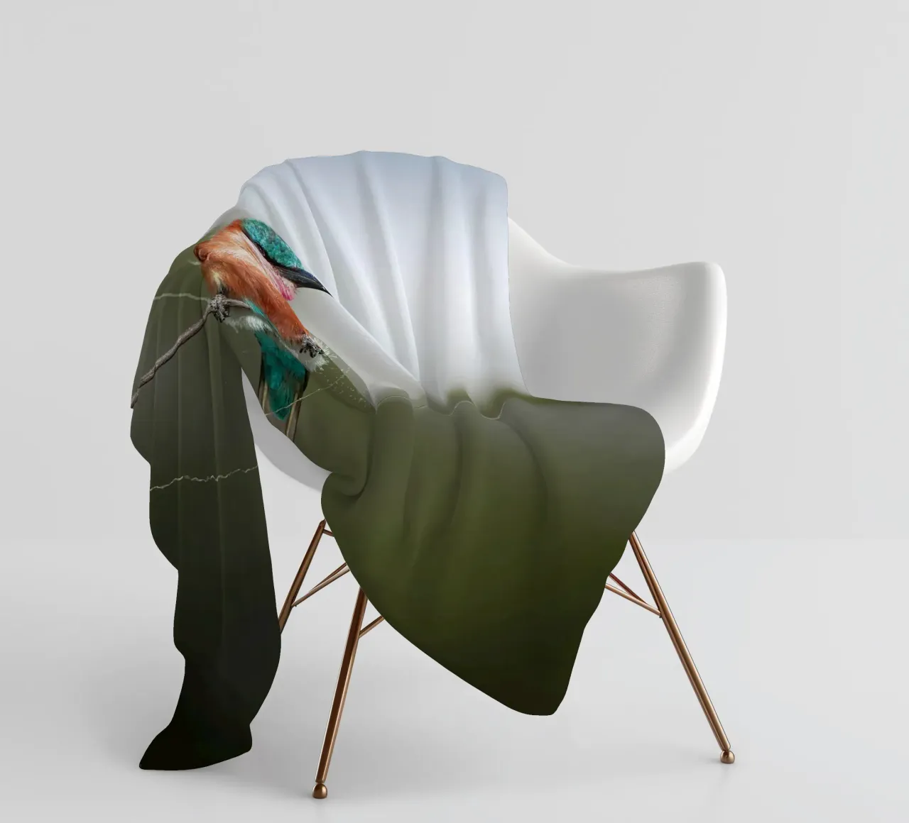 Gruccione carminio coperta in pile da Tom's Wildlife