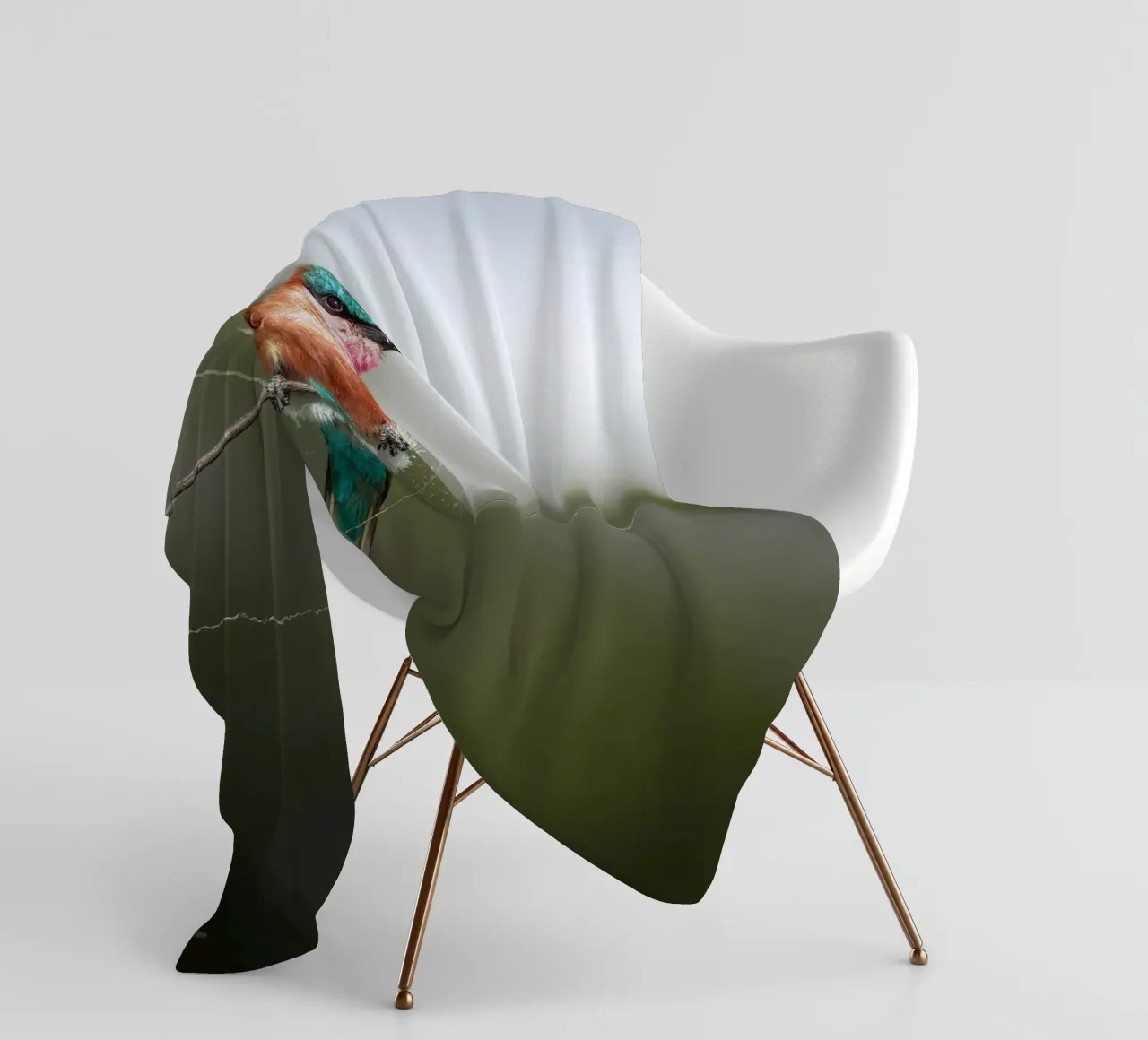 Gruccione carminio coperta in pile da Tom's Wildlife