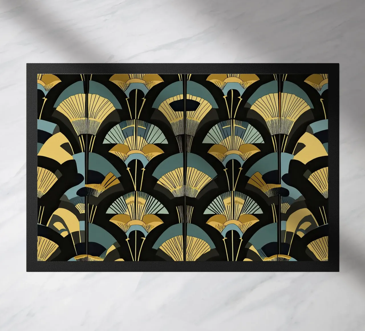 Art Deco "Opulent Symmetry" zerbino da Golden Era