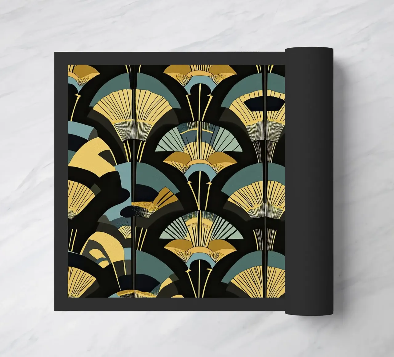 Art Deco "Opulent Symmetry" zerbino da Golden Era
