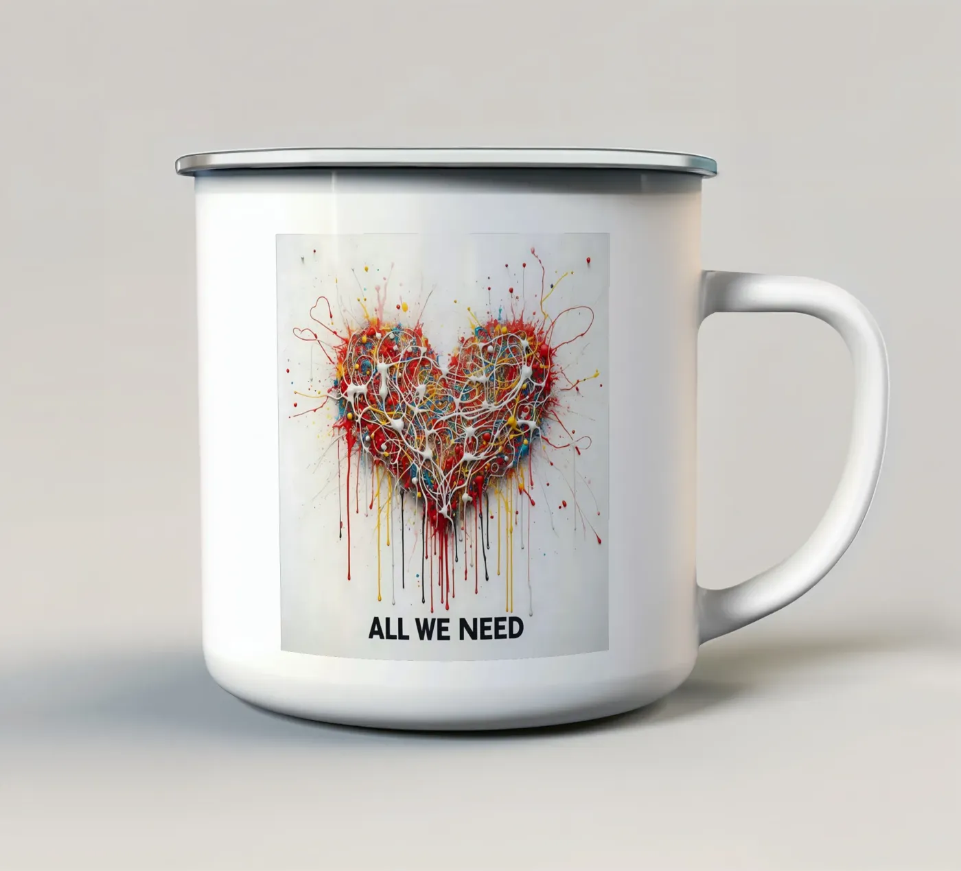 All we need mug en émail de nomad