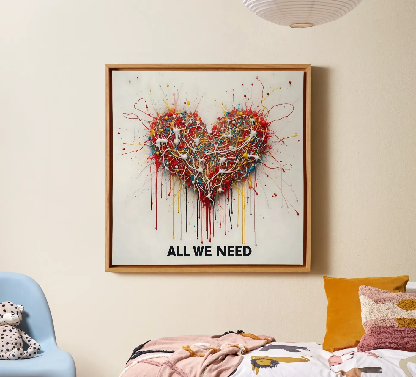 All we need Leinwand von nomad