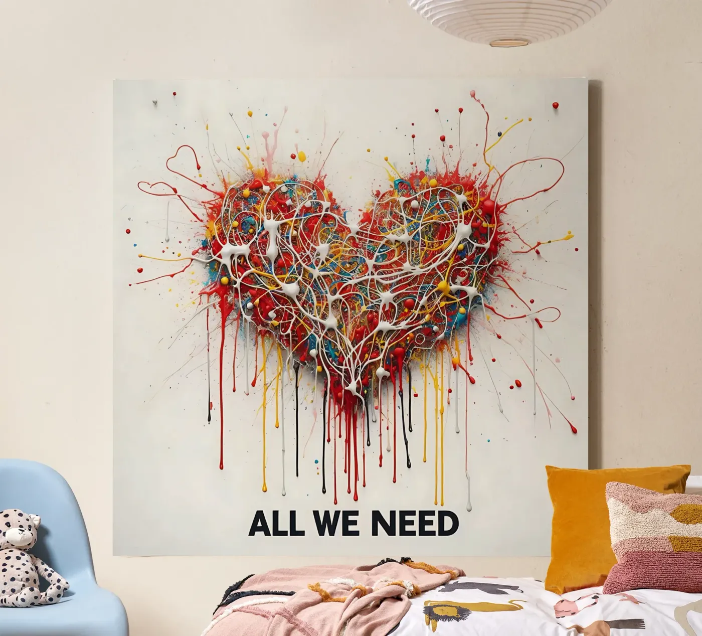 All we need Leinwand von nomad