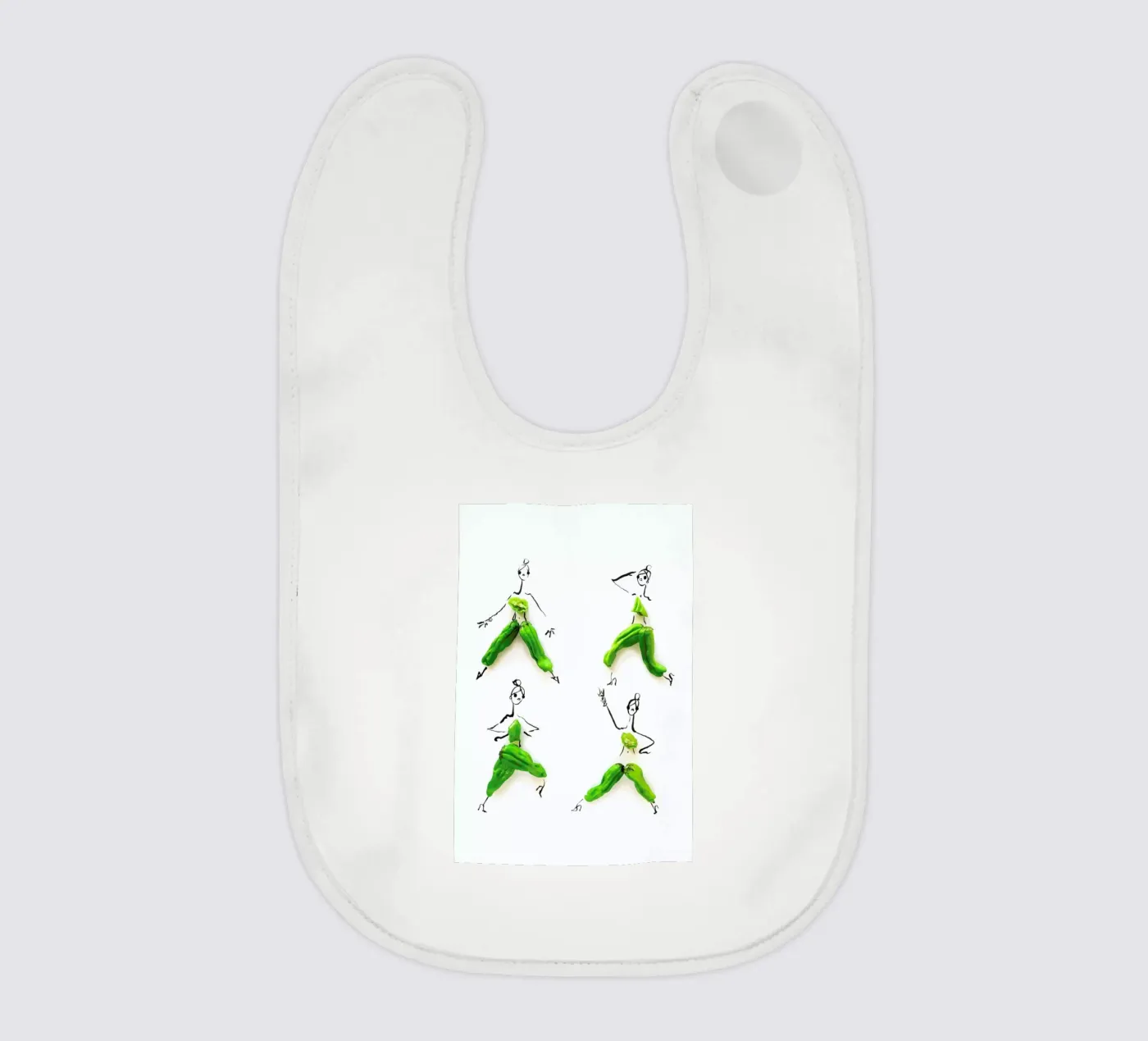 Padron baby bib by Gretchen Roehrs
