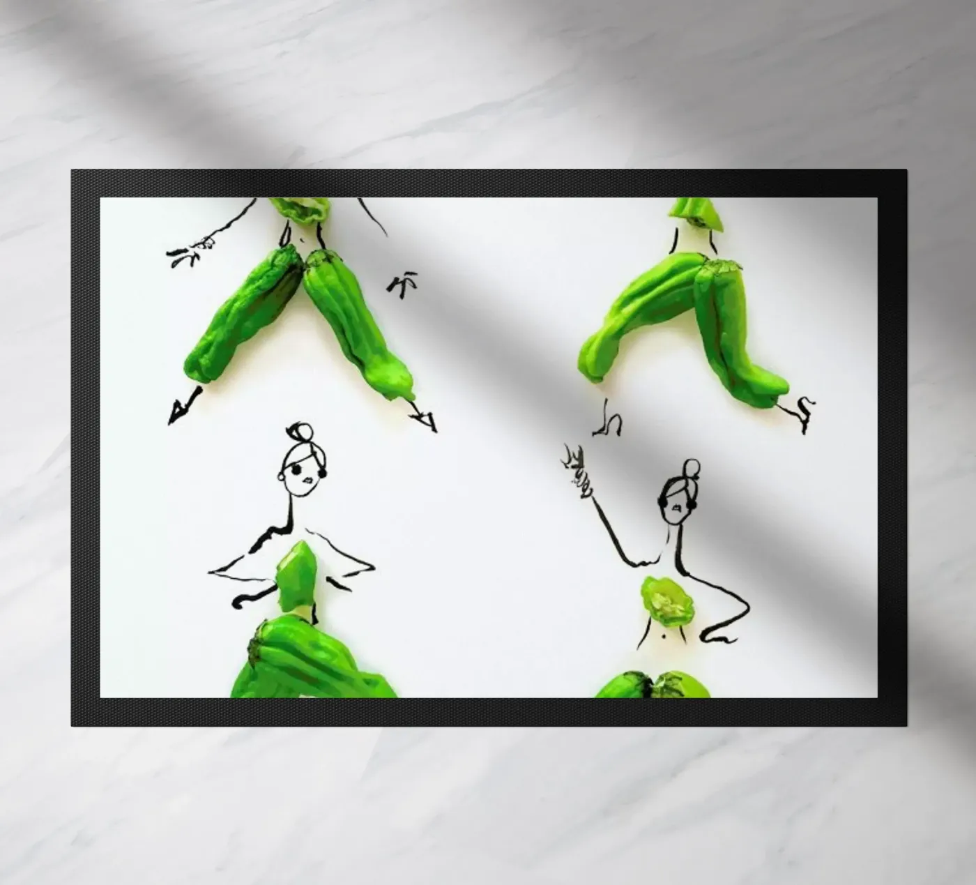 Padron doormat by Gretchen Roehrs