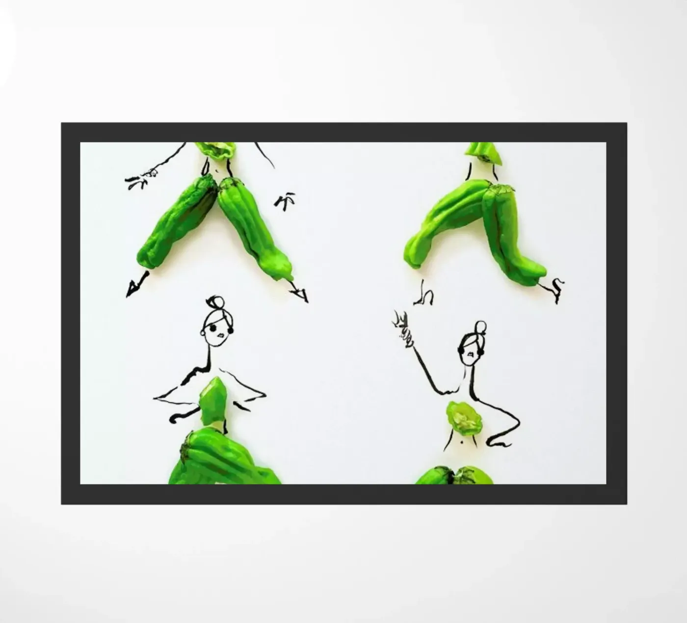 Padron doormat by Gretchen Roehrs