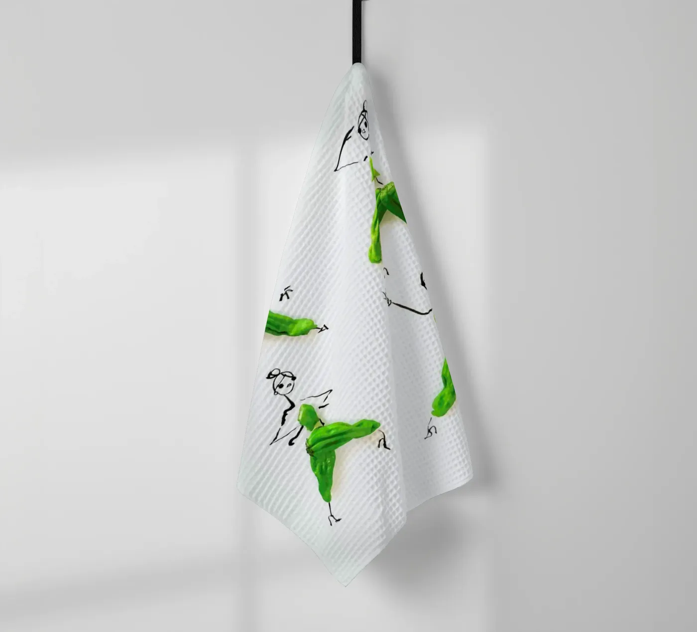 Padron tea towel by Gretchen Roehrs