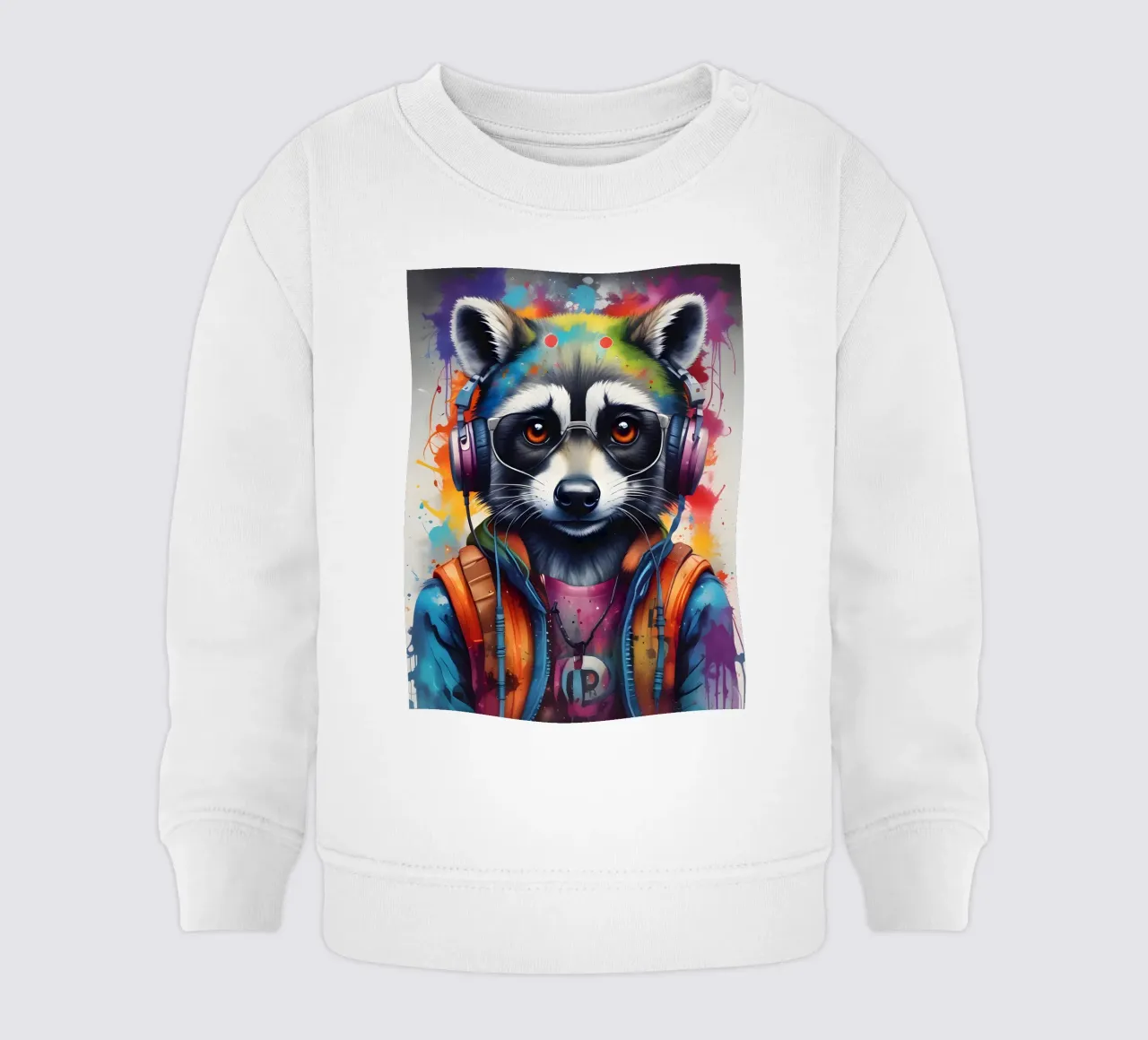 Procione in cuffia felpa neonato da MakArena