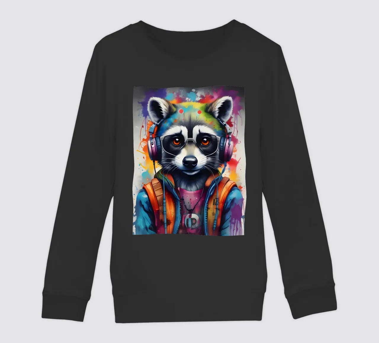 Procione in cuffia felpa bambino da MakArena