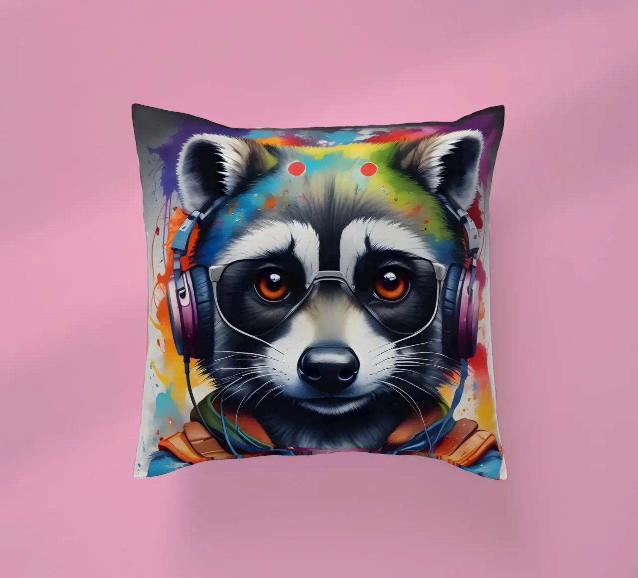 Procione in cuffia cuscino da MakArena