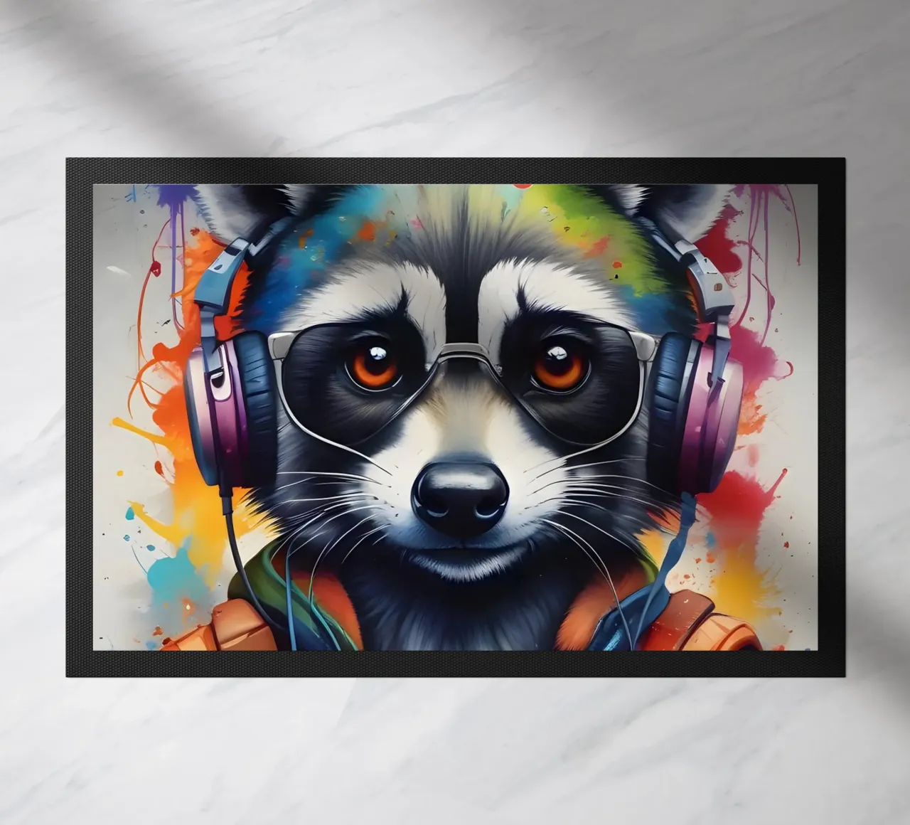 Procione in cuffia zerbino da MakArena