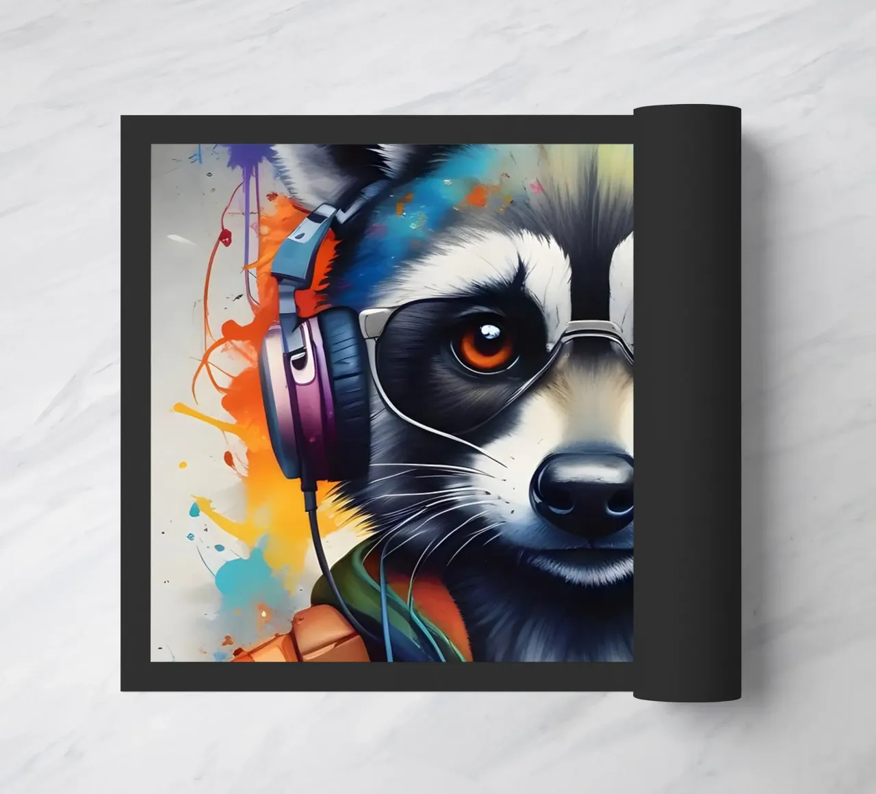 Procione in cuffia zerbino da MakArena