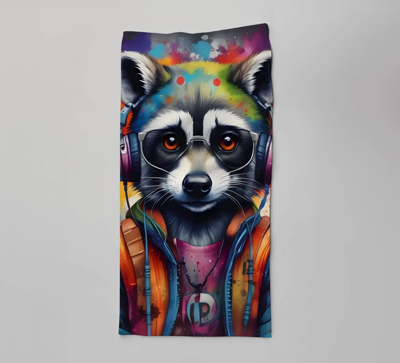 Procione in cuffia asciugamano da bagno da MakArena