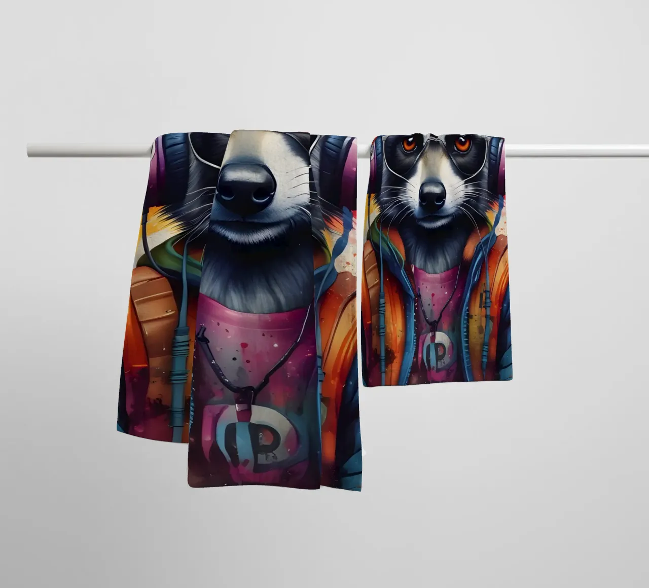 Procione in cuffia asciugamano da bagno da MakArena