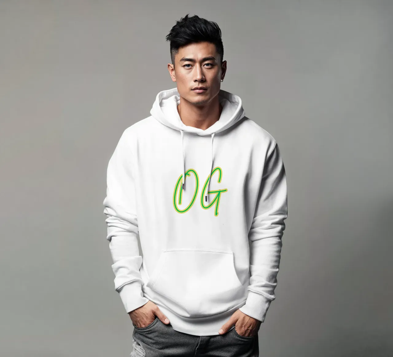 OG_Green felpa con cappuccio da Crypto_Jungle