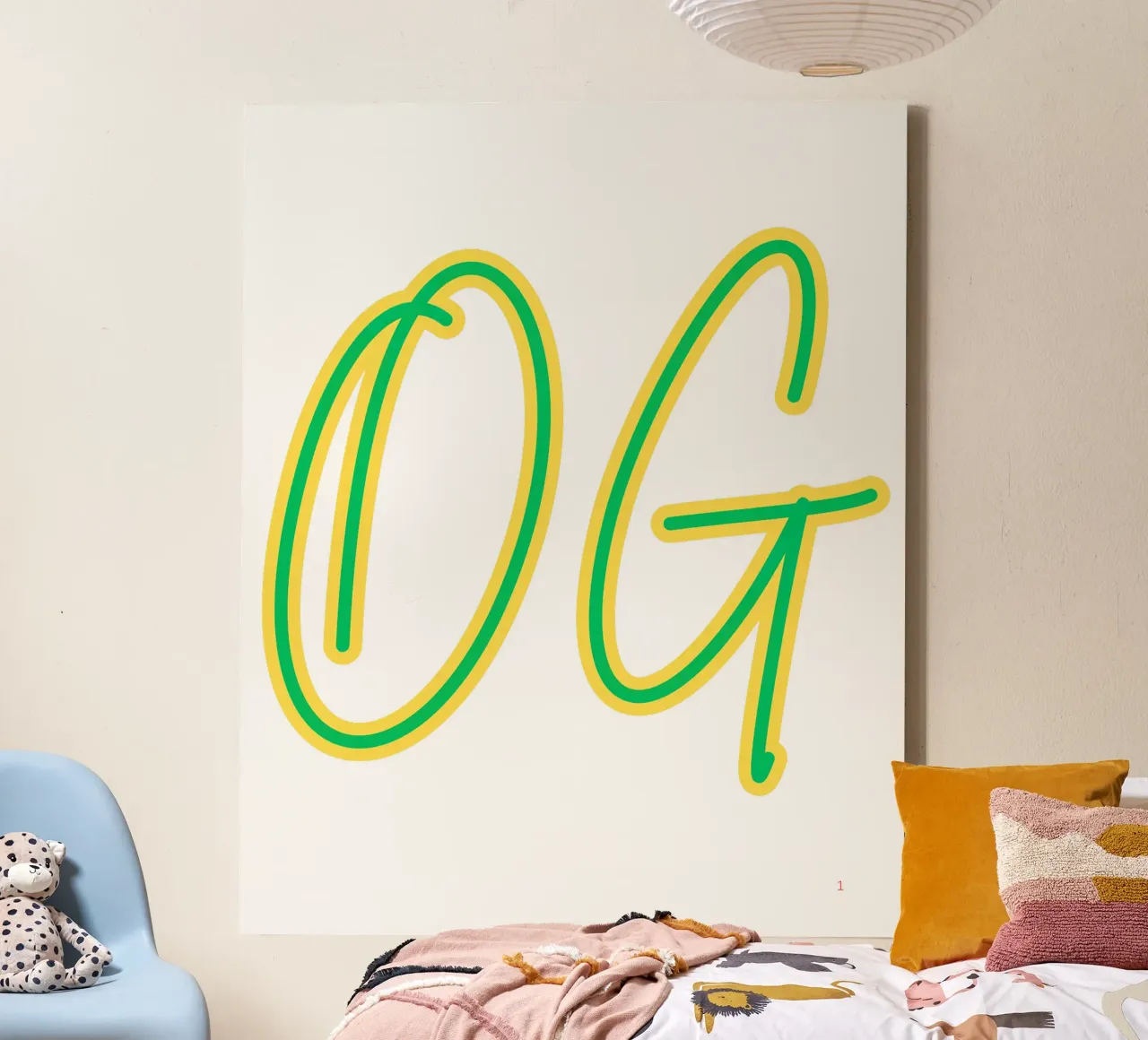 OG_Green canvas with Floater frame by Crypto_Jungle