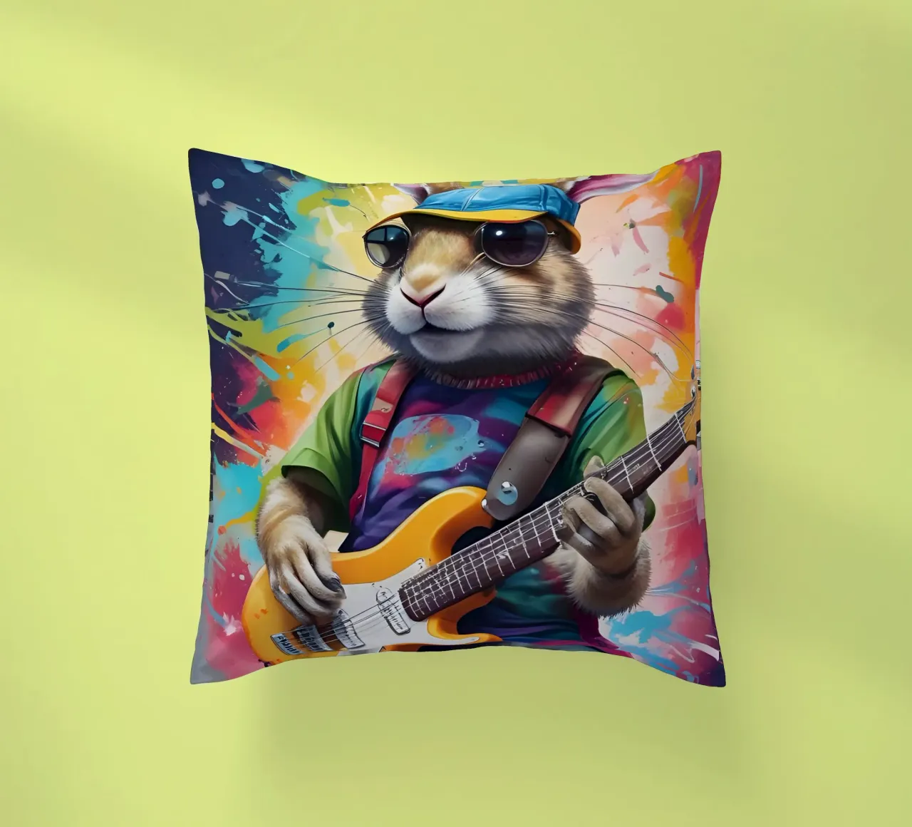 Il coniglio suona la chitarra cuscino da MakArena