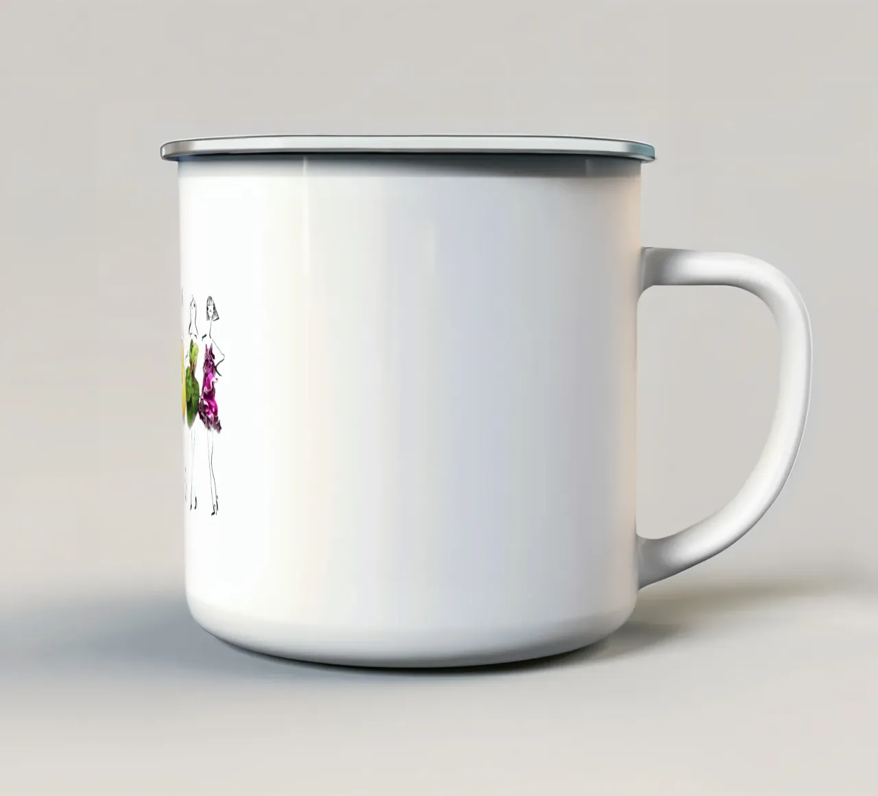 Taste the Rainbow tazza in smalto da Gretchen Roehrs
