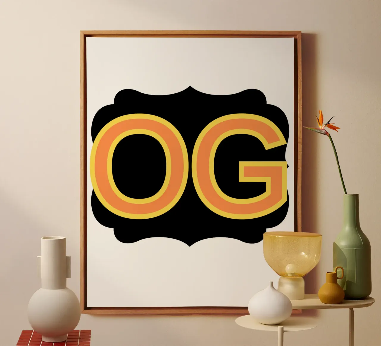 OG XX canvas with Floater frame by Crypto_Jungle