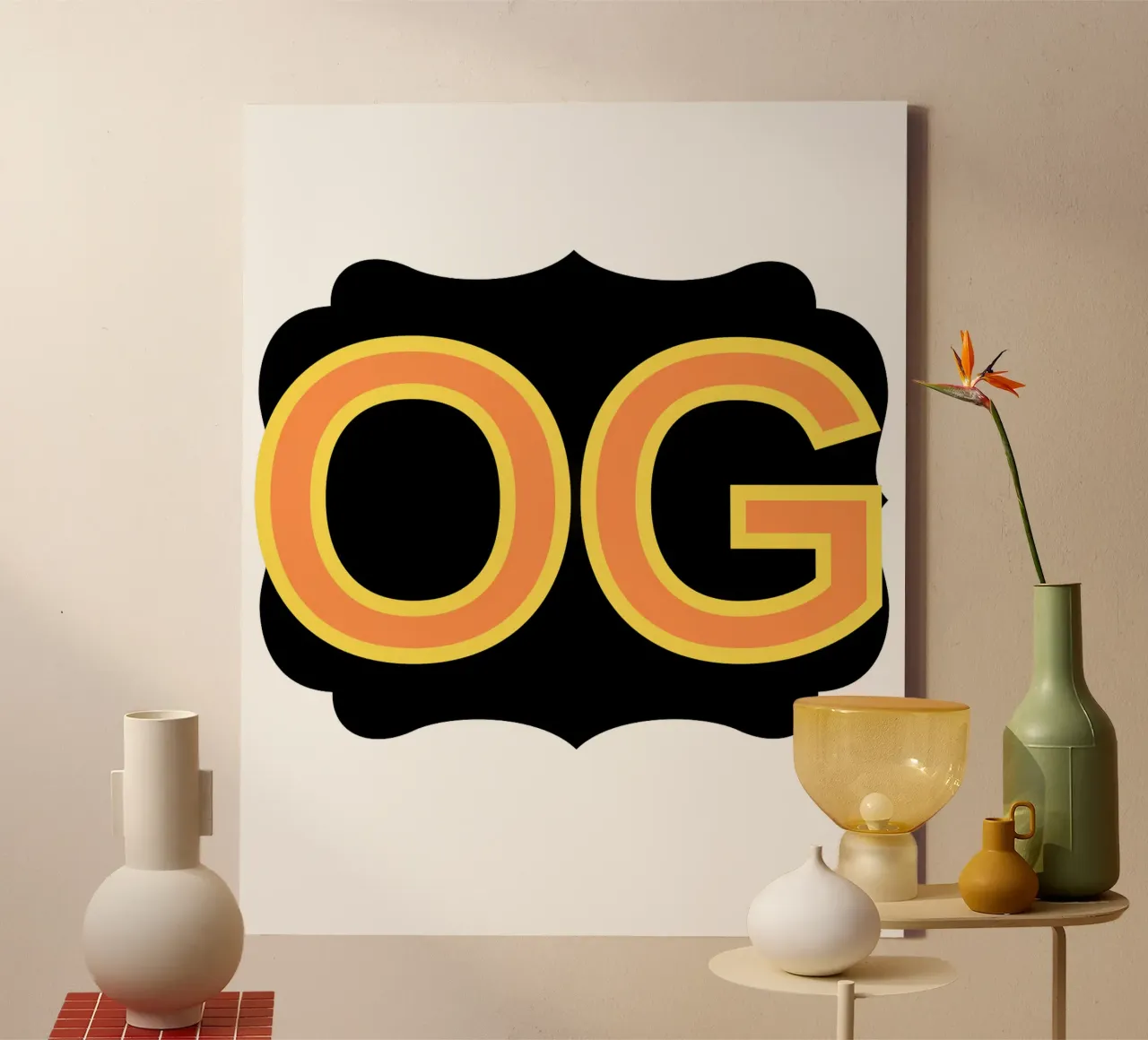 OG XX canvas with Floater frame by Crypto_Jungle