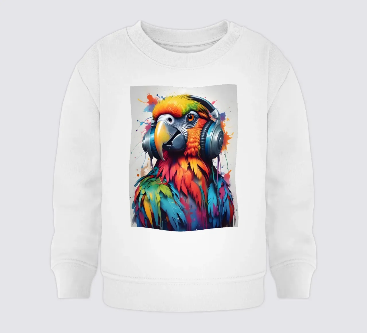 Pappagallo in cuffia felpa neonato da MakArena