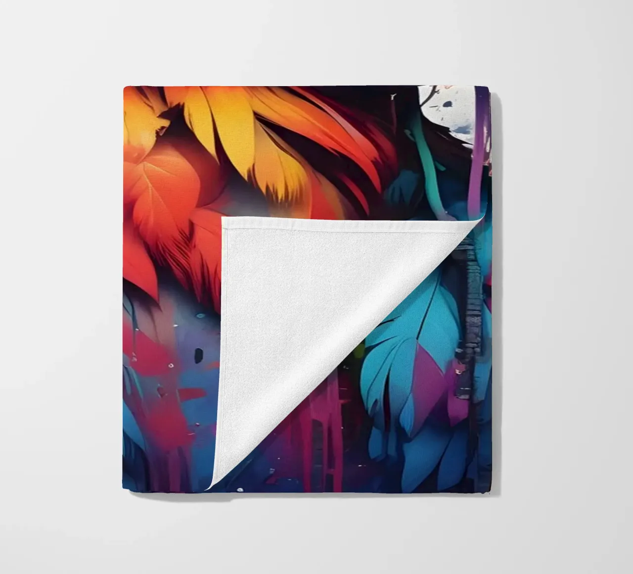 Pappagallo in cuffia telo mare da MakArena