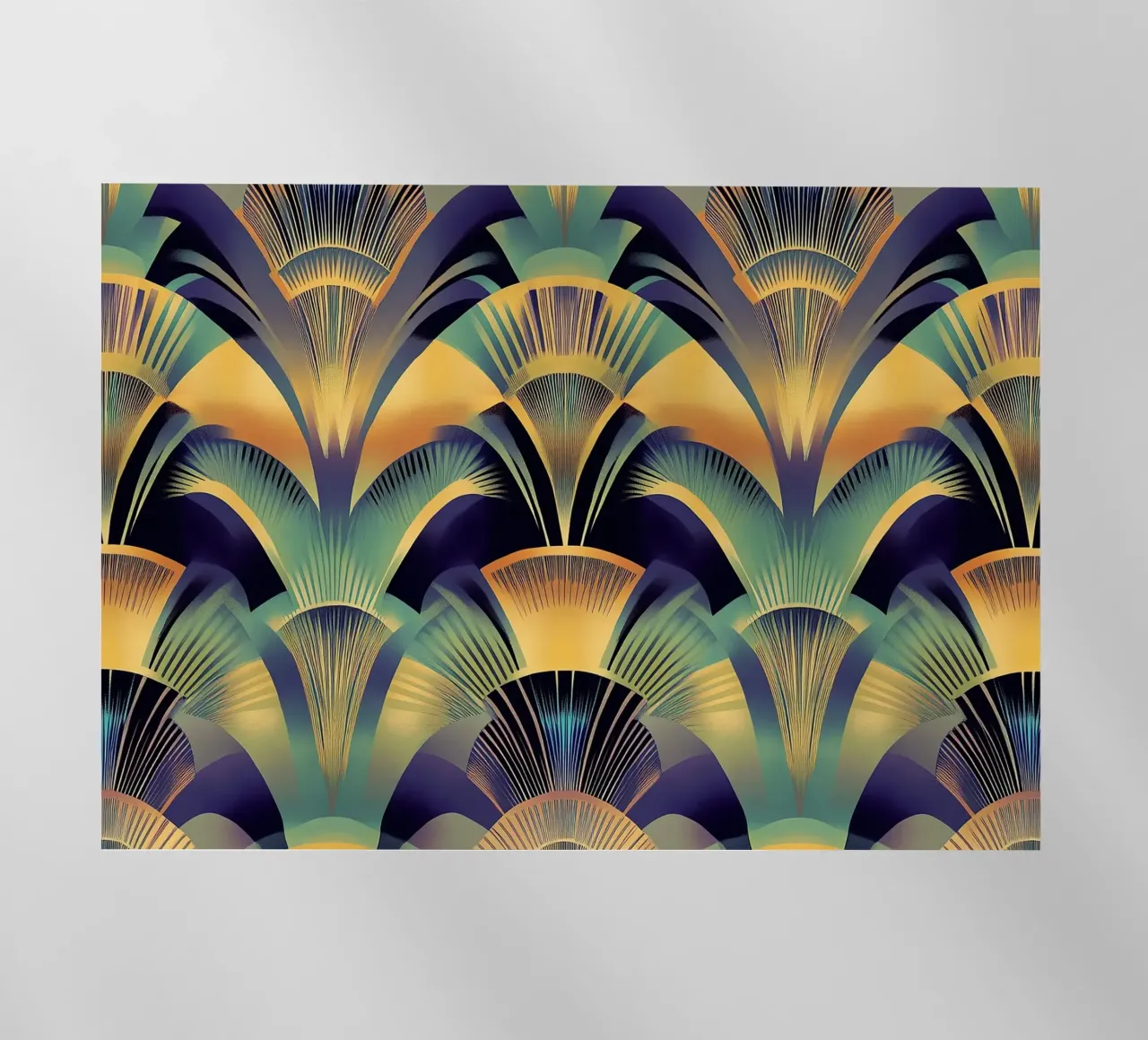 Art Deco "Retro Radiance" pellicola backlit da Golden Era