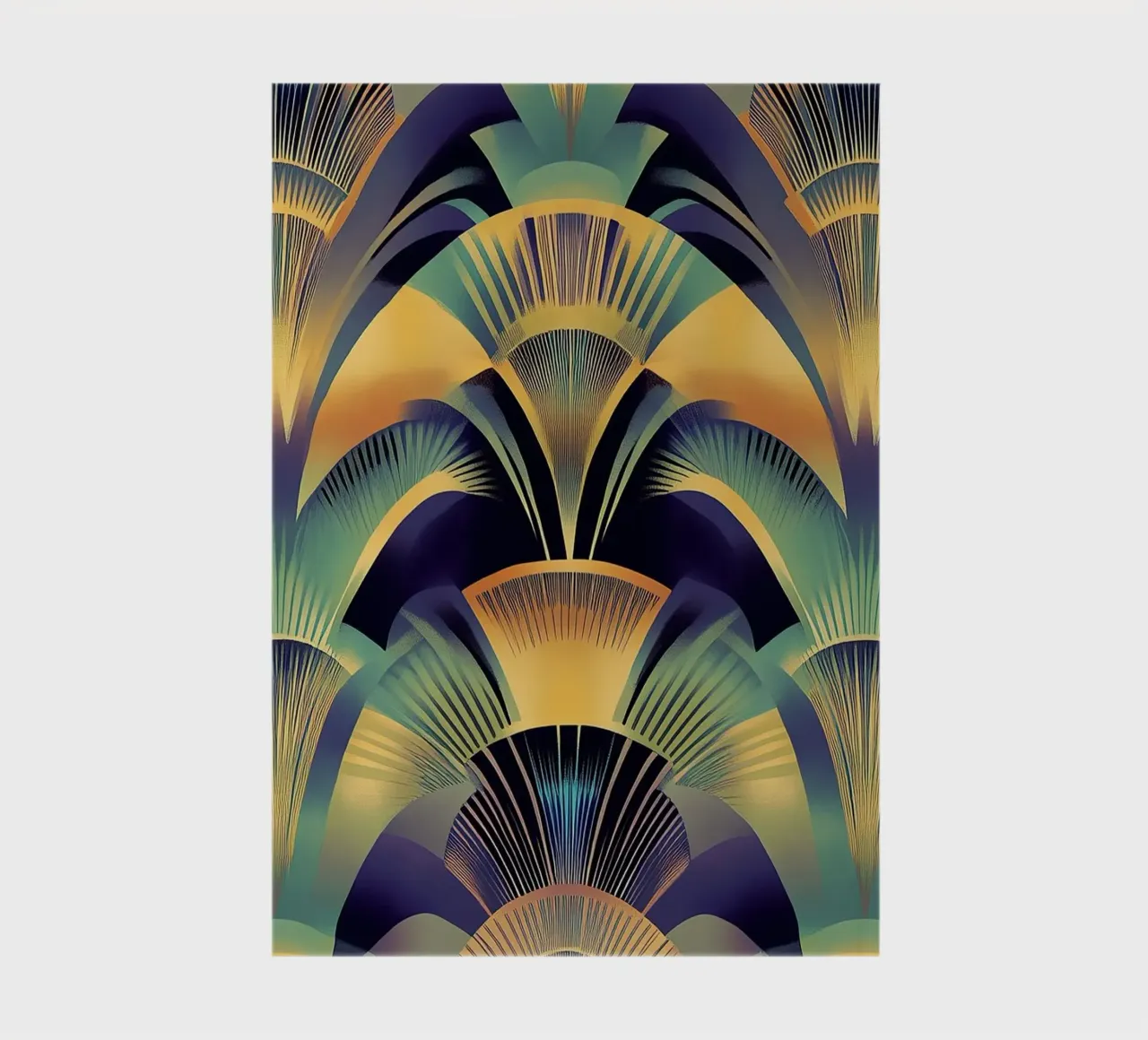 Art Deco "Retro Radiance" notebook by Golden Era