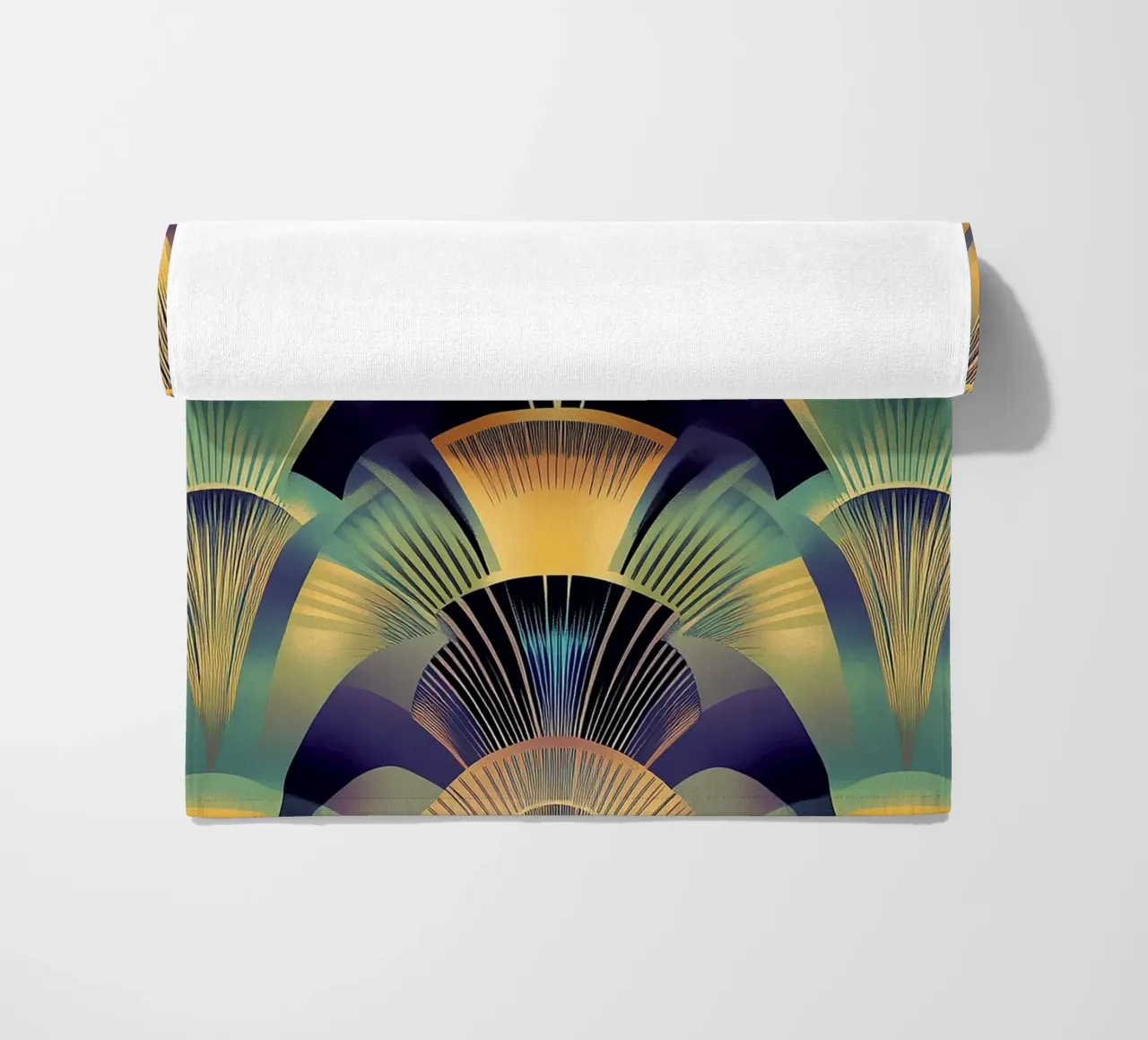 Art Deco "Retro Radiance" telo mare da Golden Era