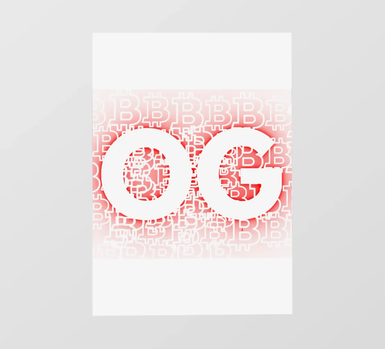 OG_BTC pellicola backlit da Crypto_Jungle