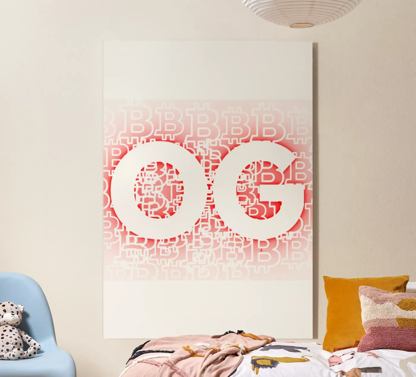 OG_BTC acryl van Crypto_Jungle