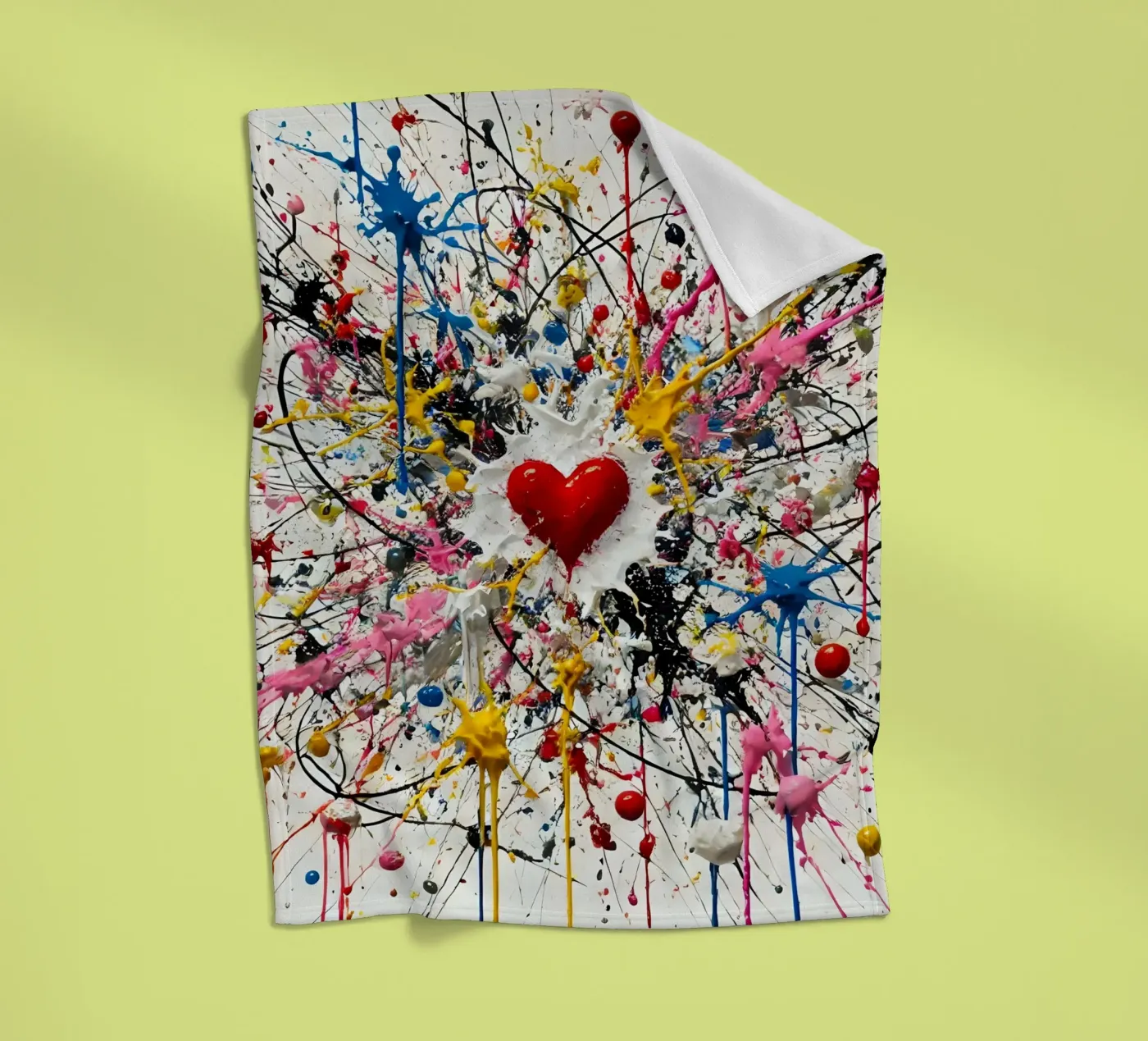 Cuore coperta in pile da nomad