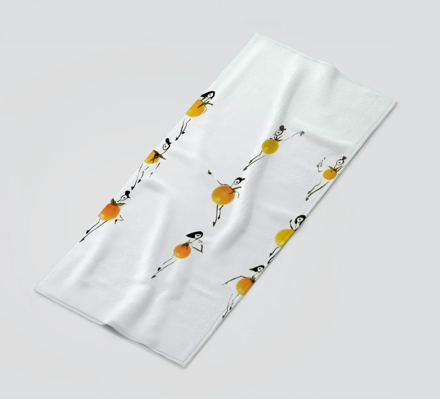 Tomato strandhanddoek van Gretchen Roehrs