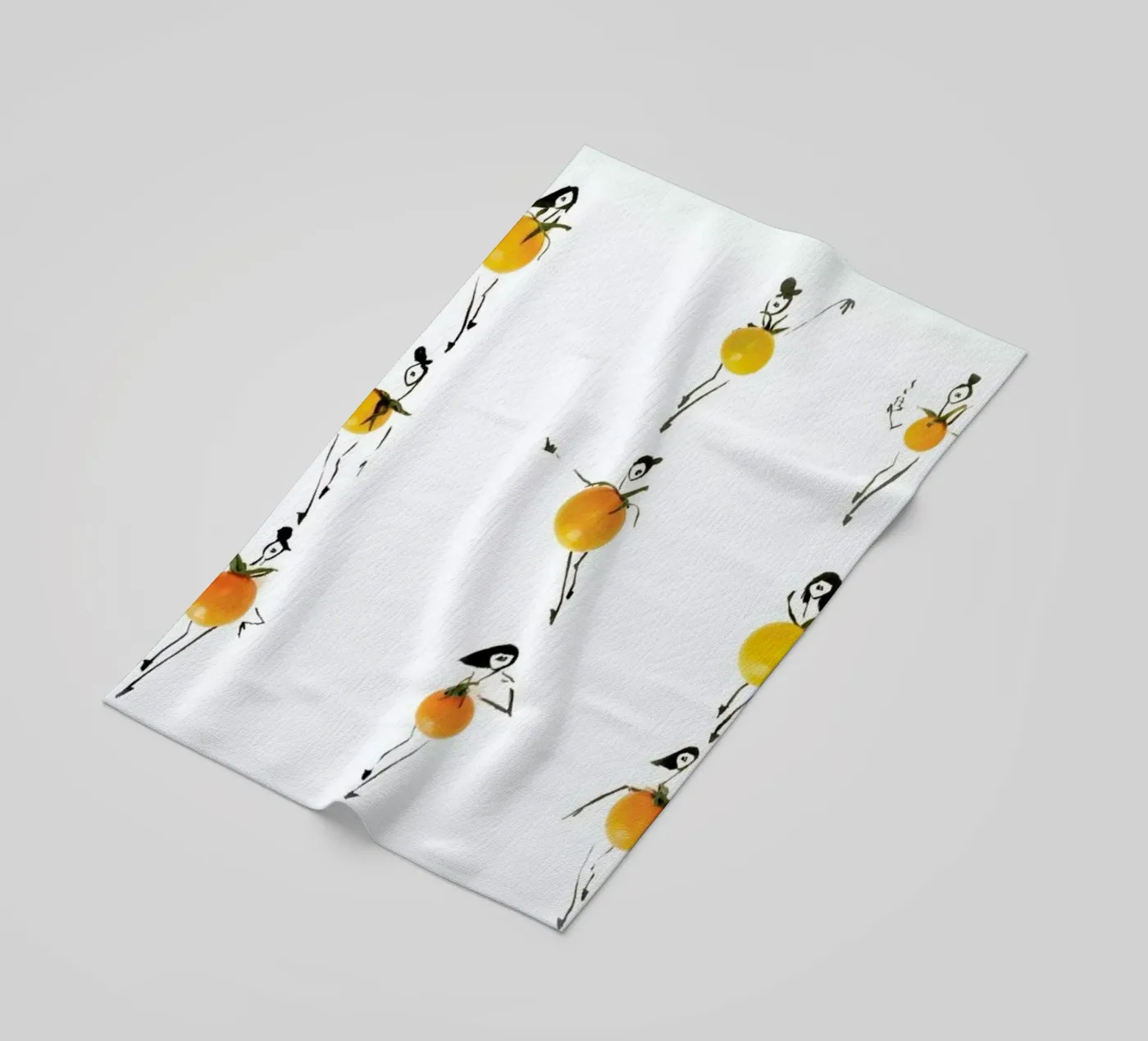 Tomato strandhanddoek van Gretchen Roehrs