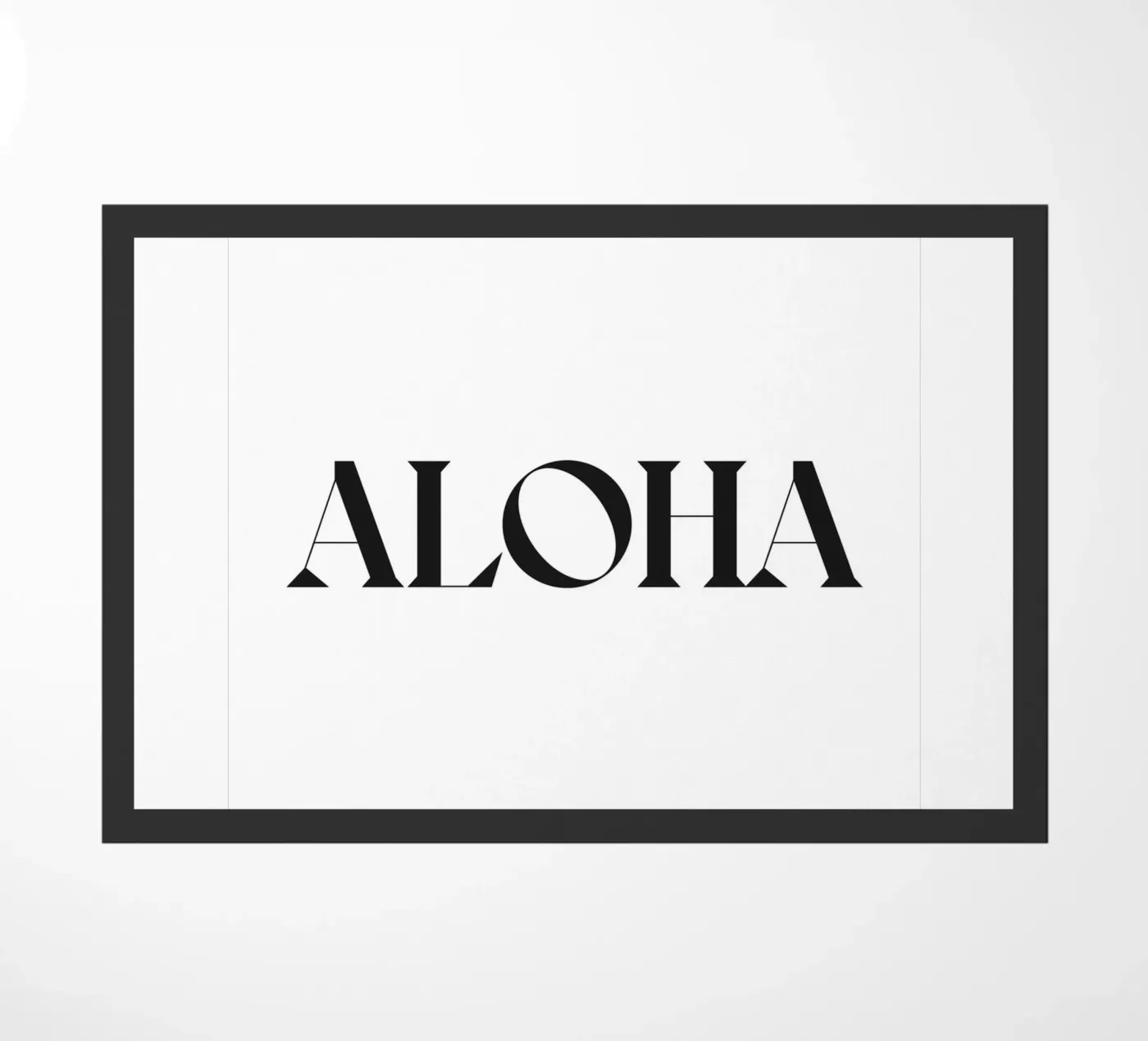 ALOHA deurmat van n.4