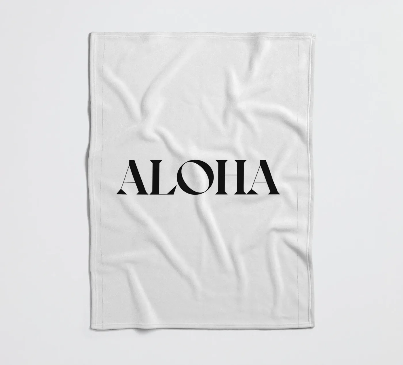 ALOHA coperta in pile da n.4